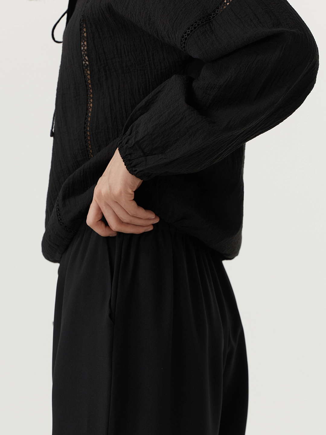 Брюки черный для женщин 48181-1 71