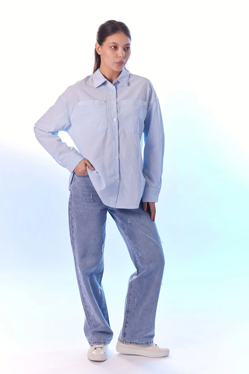 Джинсы светло-голубой для женщин 44150-25 74