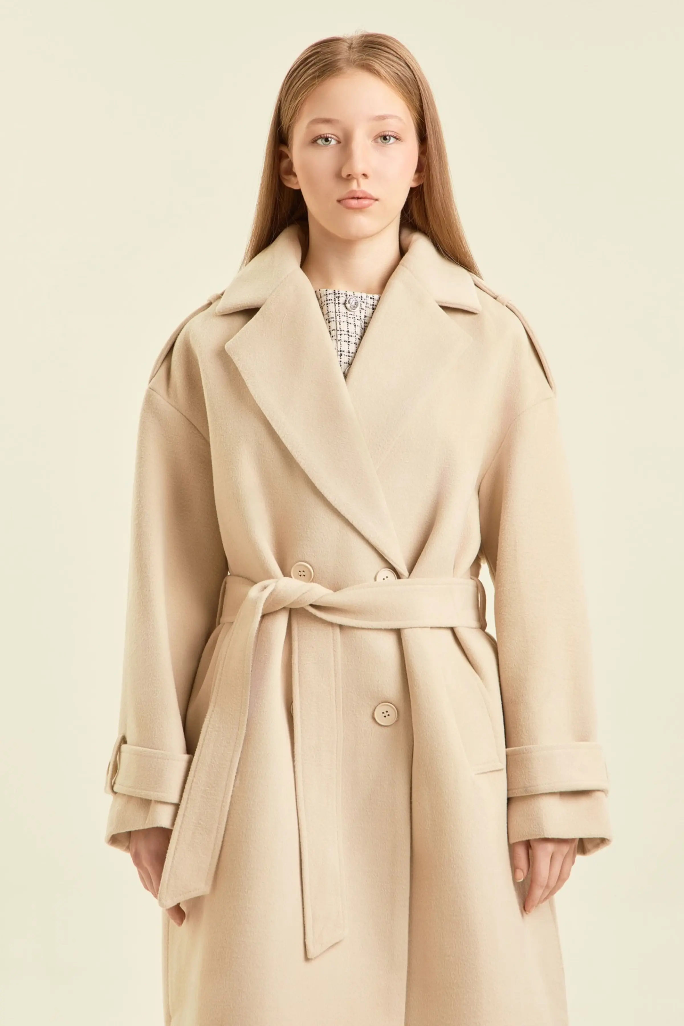Пальто айвори для женщин 47108-234 53