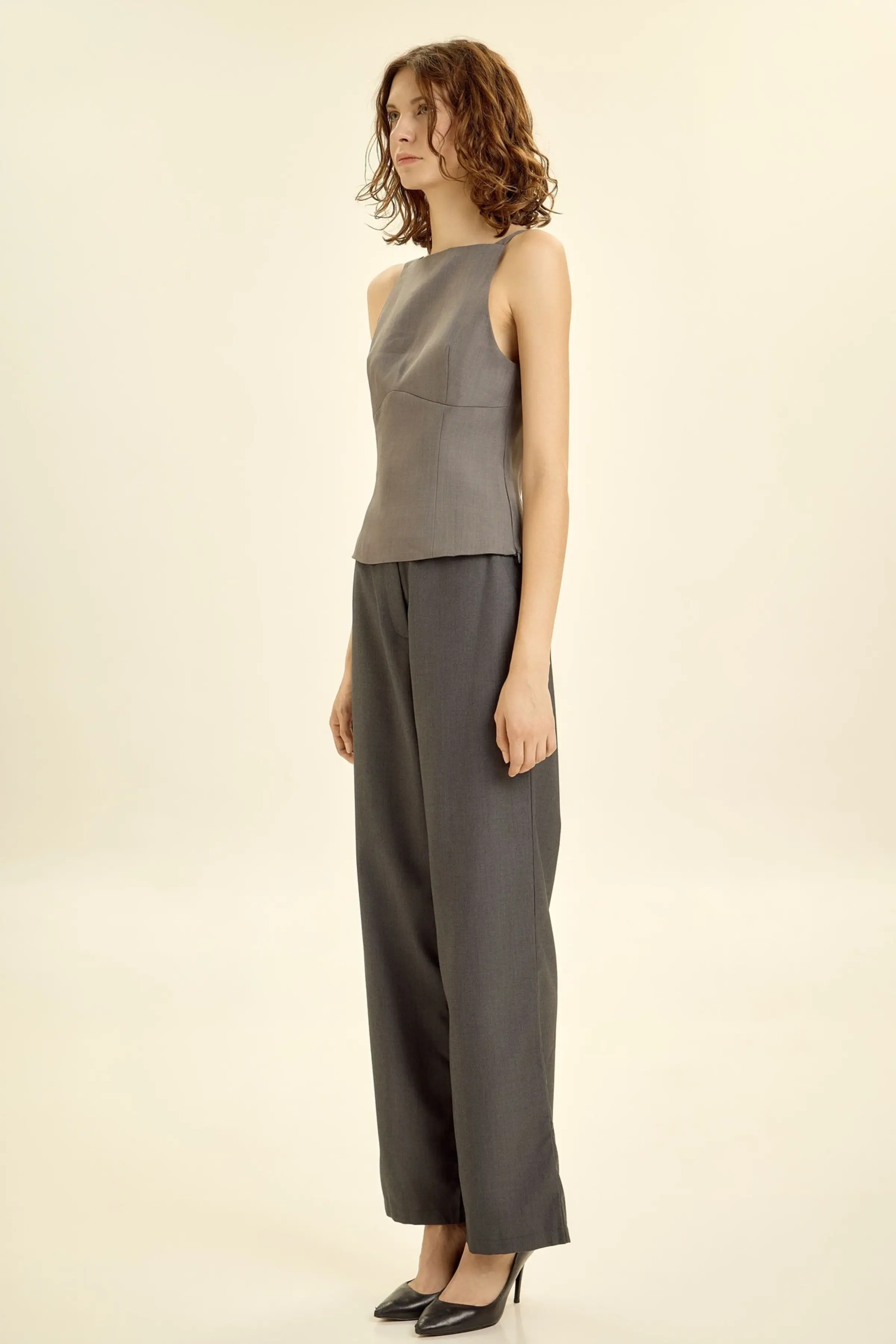 Топ серый для женщин 46103-61 46