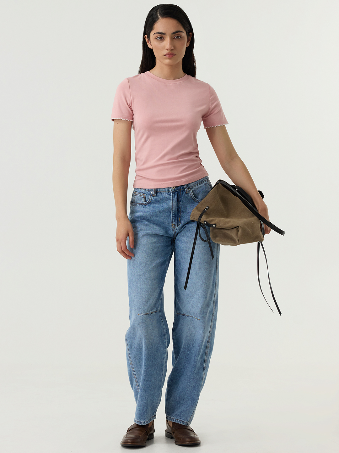 Футболка розовый для женщин 48201-17 67