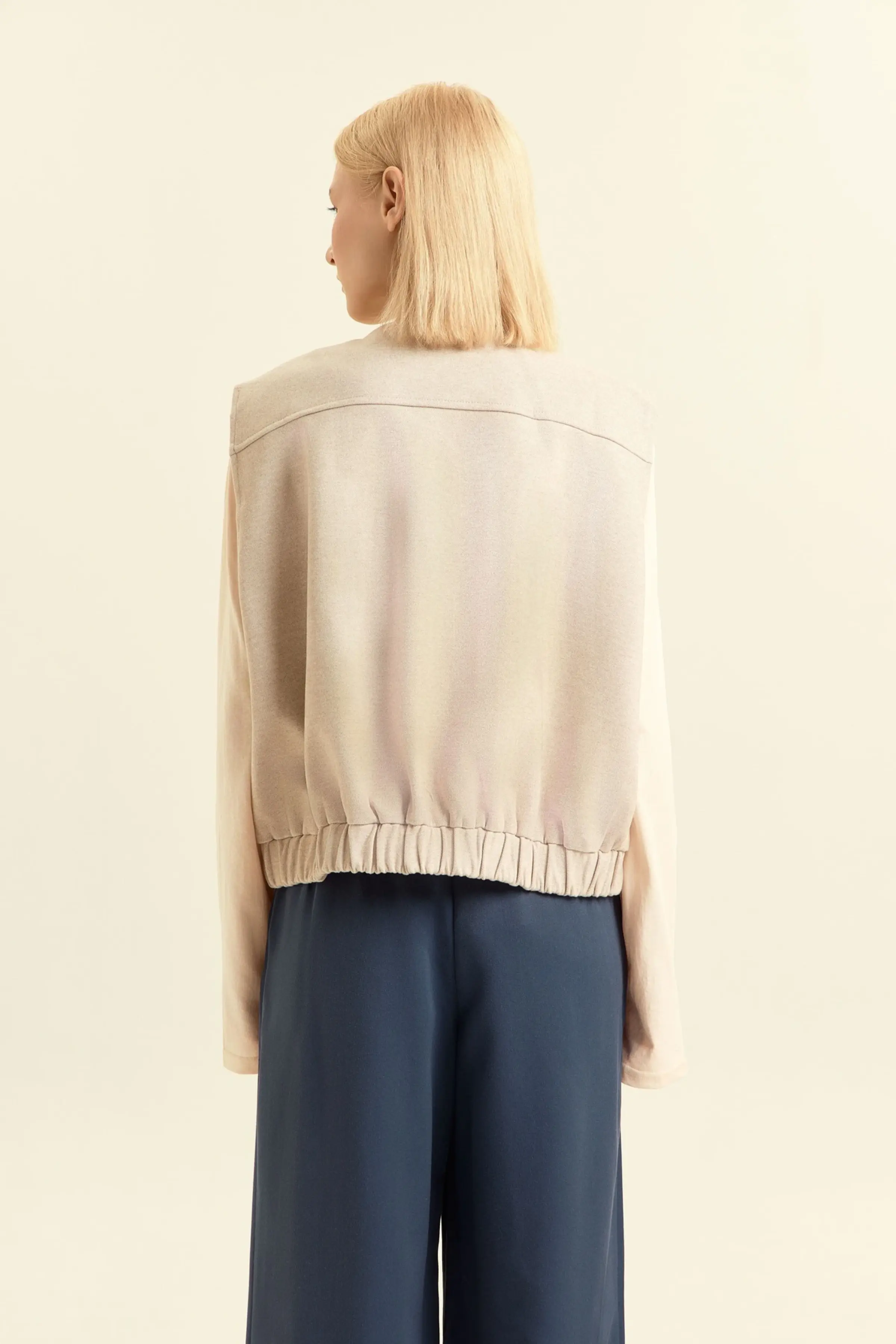 Жилетка бежевый для женщин 46259-15 58