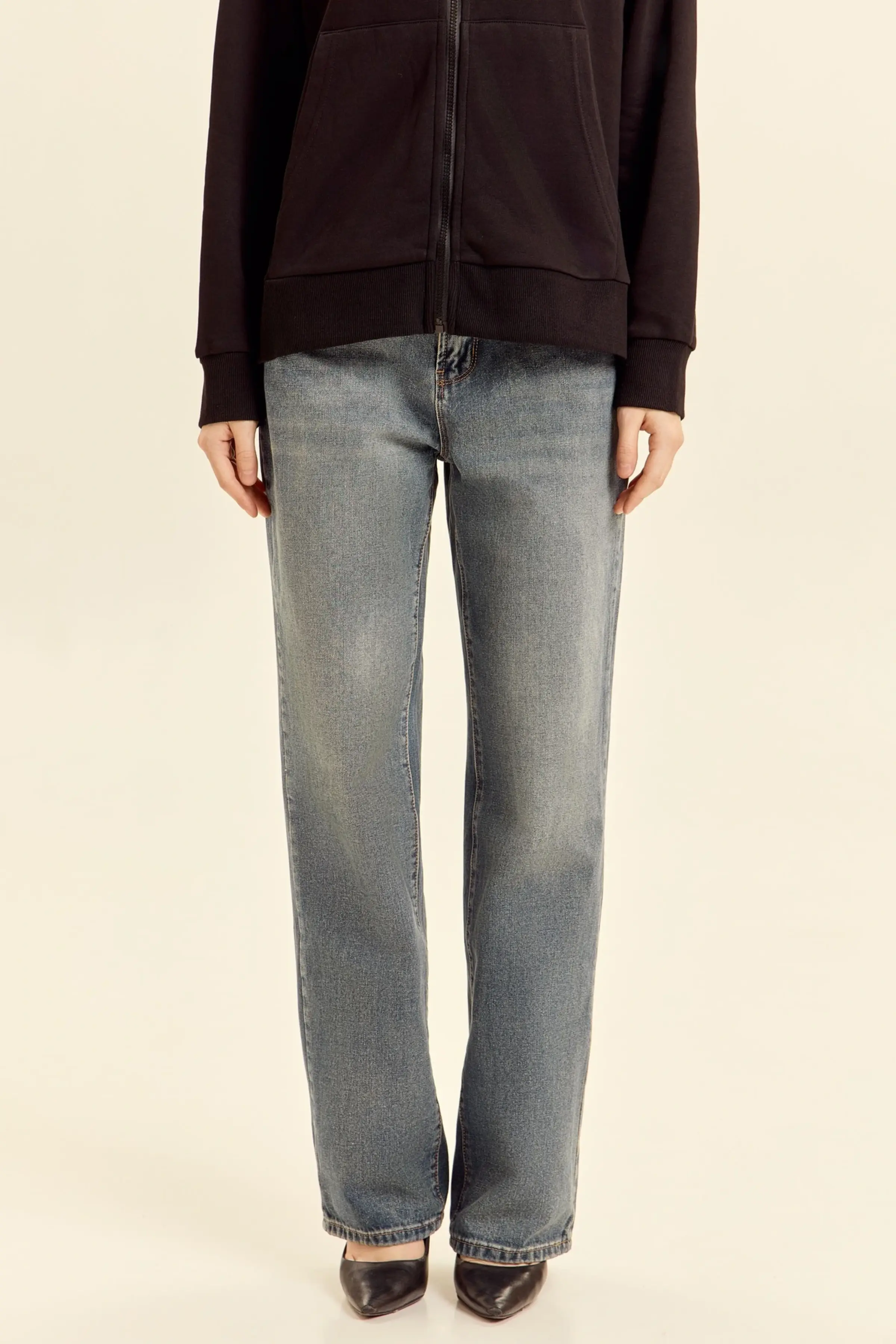 Джинсы голубой для женщин 46350-10 74