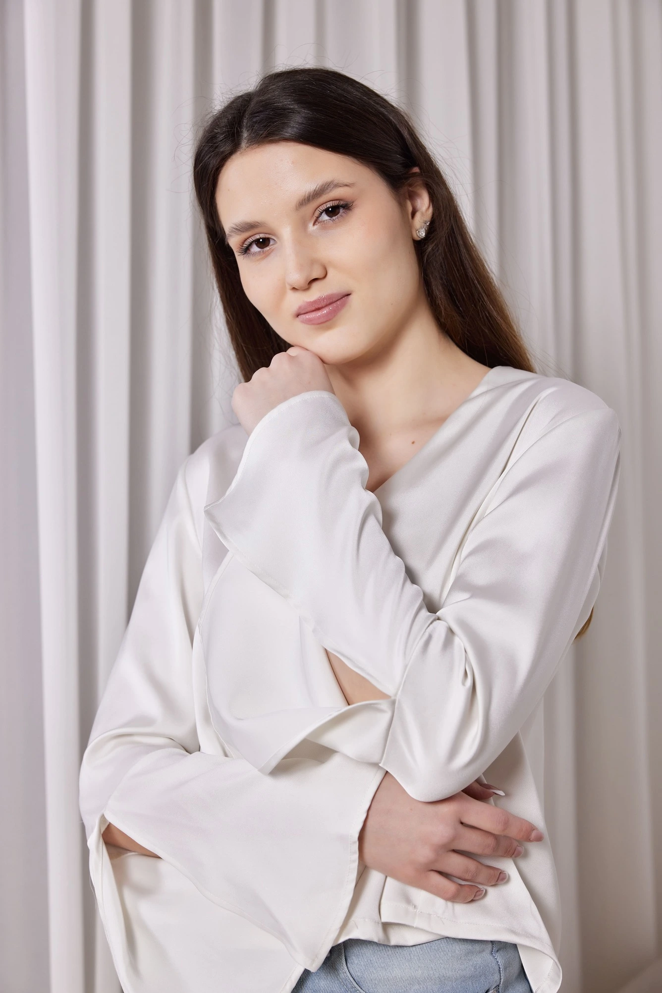 Блузка белый для женщин 40276-4 28