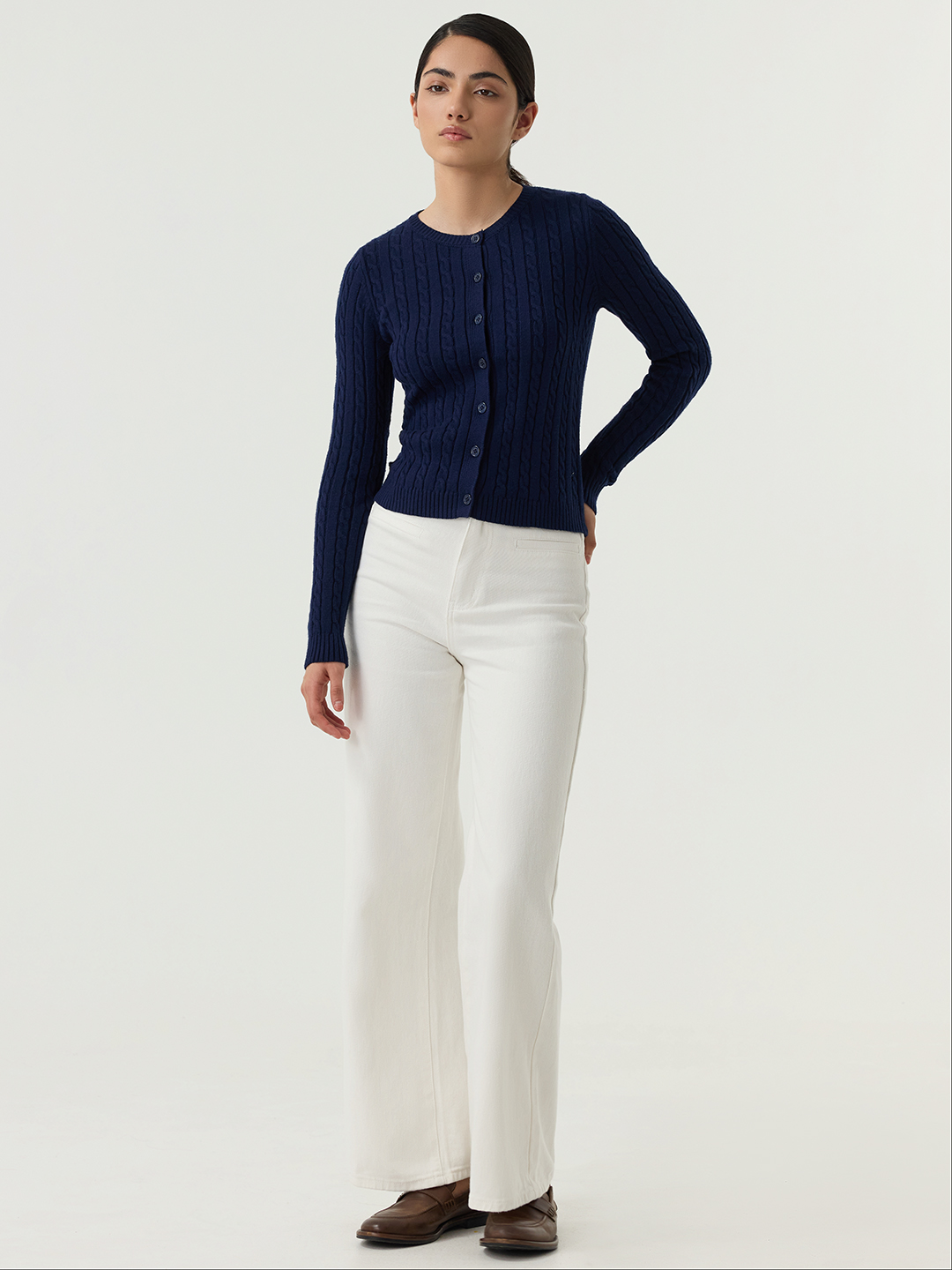 Кардиган синий для женщин 48269-65 50