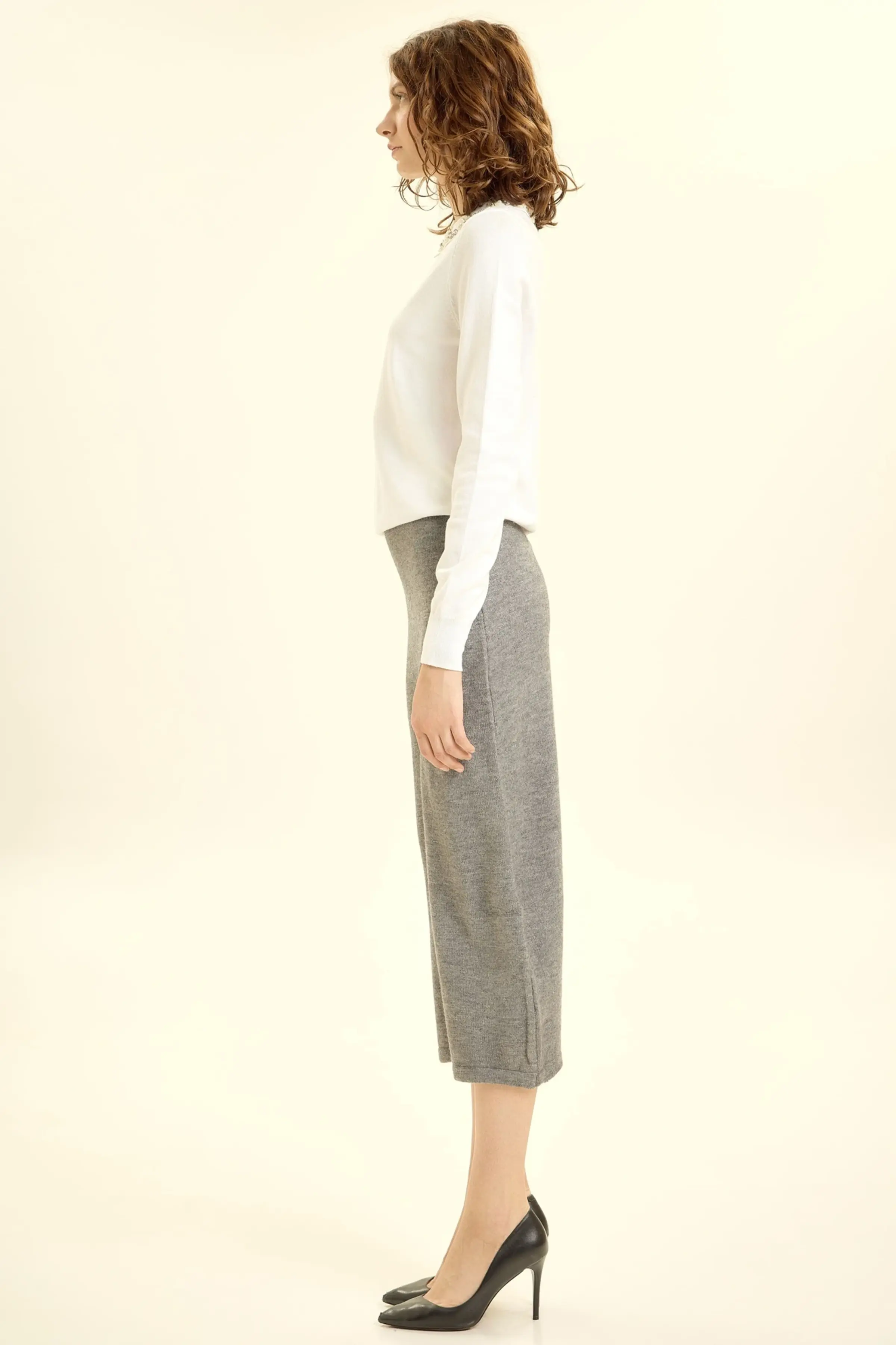 Джемпер белый для женщин 46196-4 60