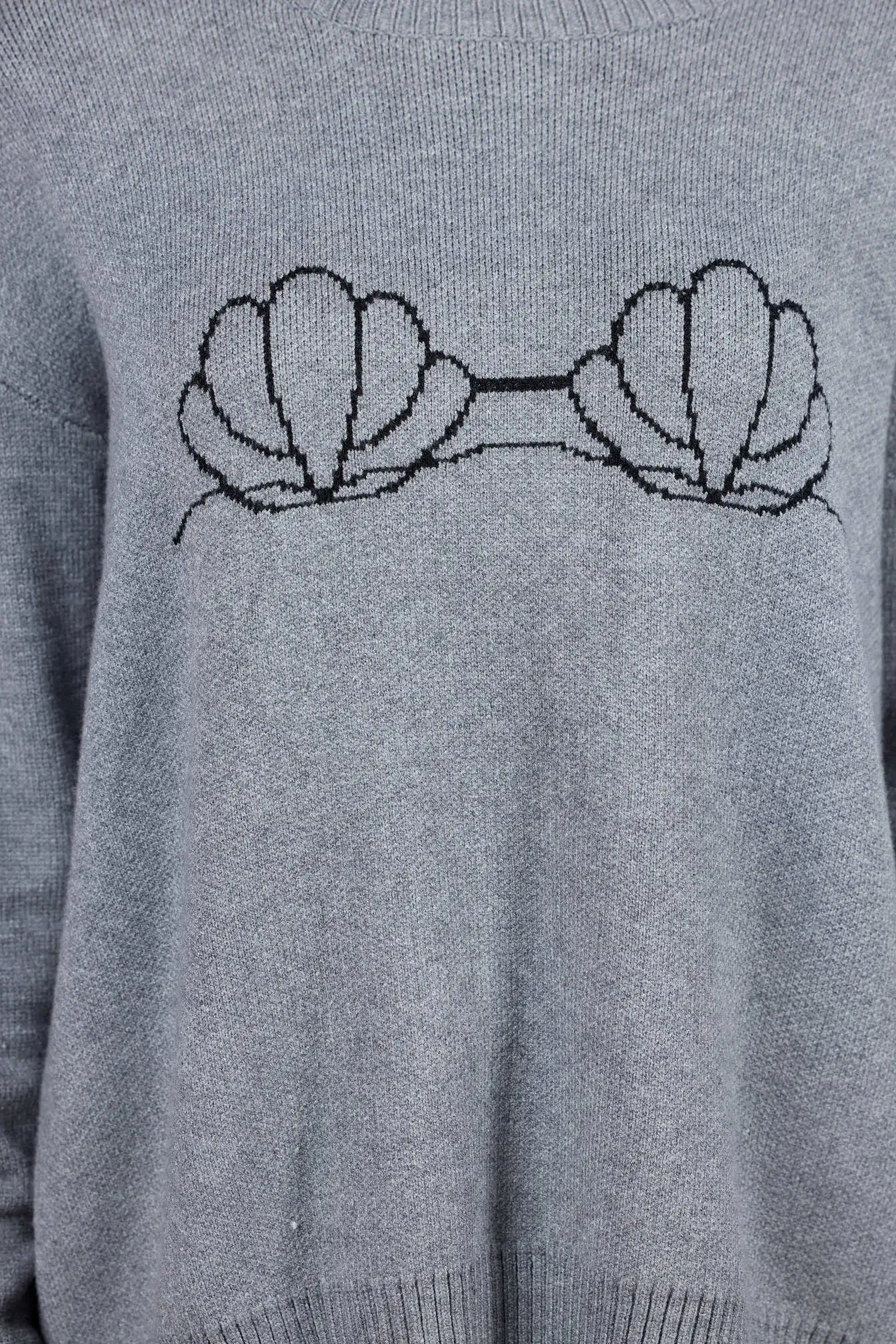 Свитер серый для женщин 43209-61 65