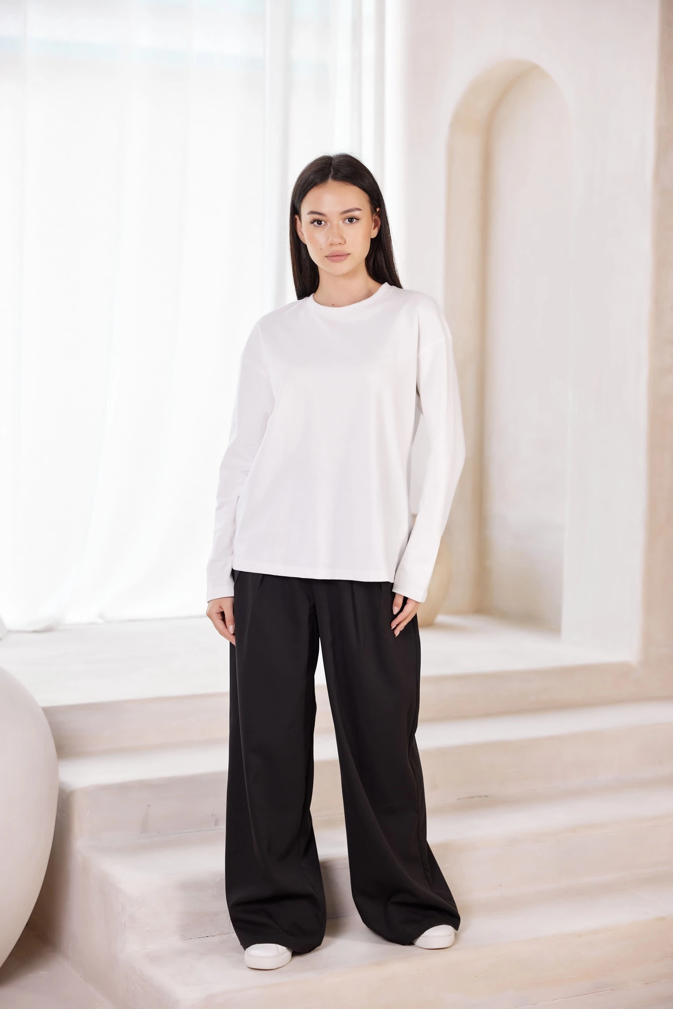 Брюки черный для женщин 42113-1 71