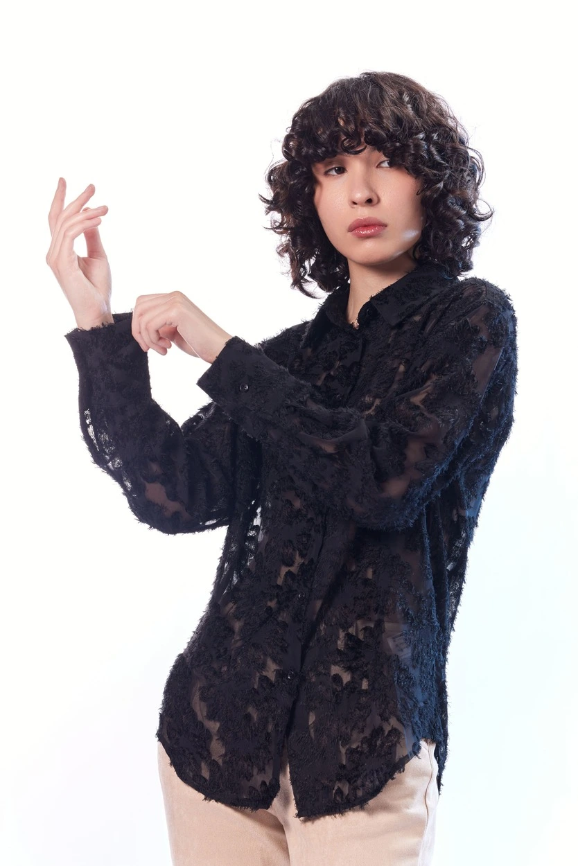 Блузка черный для женщин 44182-1 28