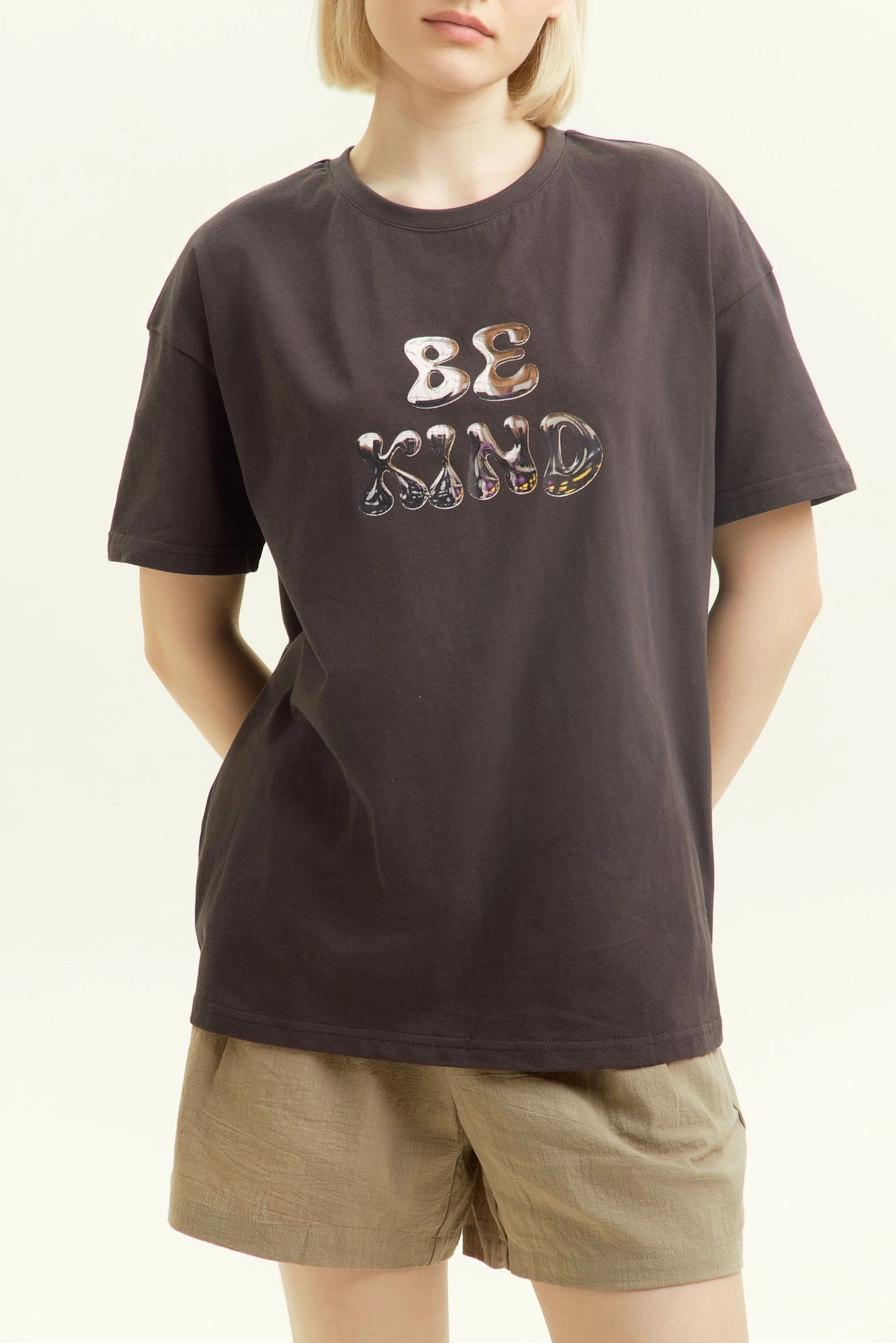 Футболка серый для женщин 44142-61 67