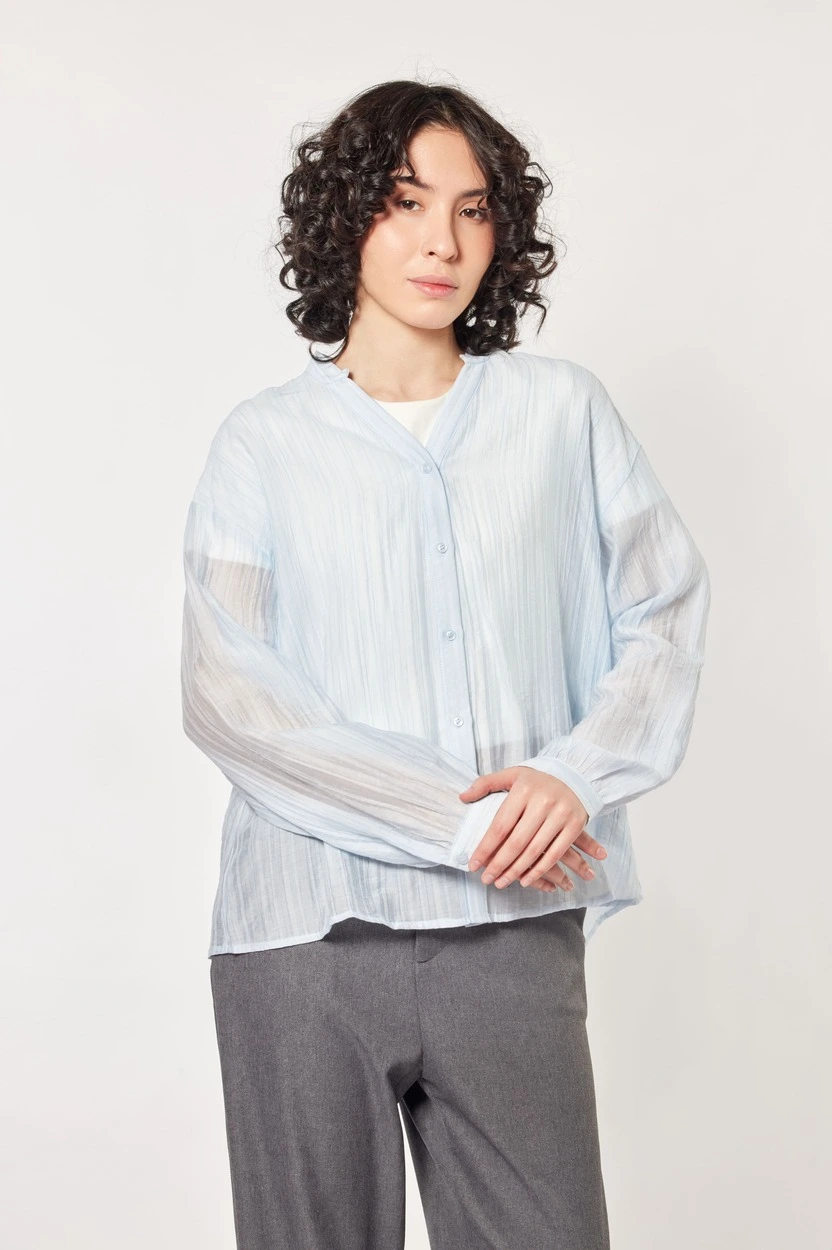 Блузка голубой для женщин 44224-10 28