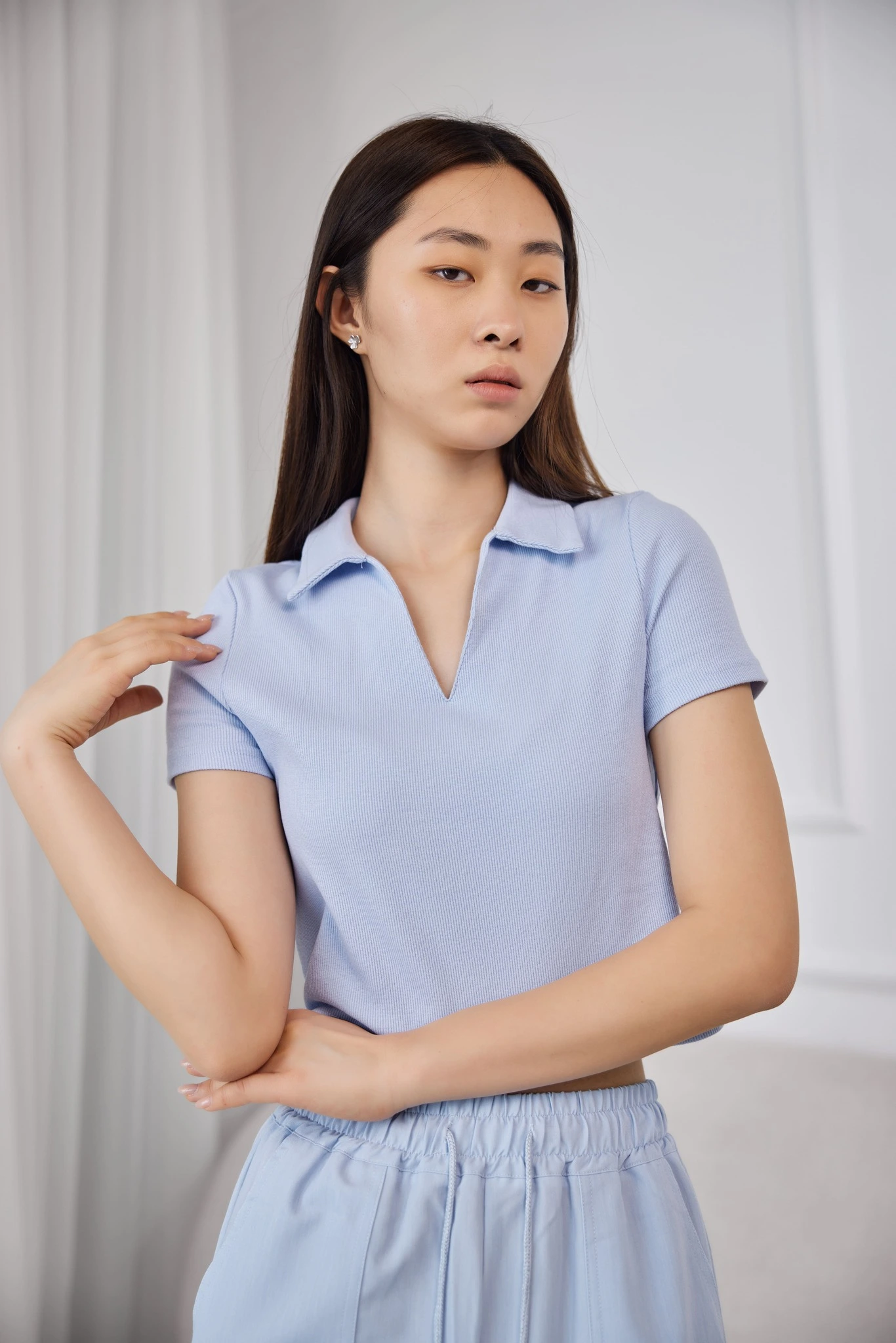 Футболка голубой для женщин 41226-10 67