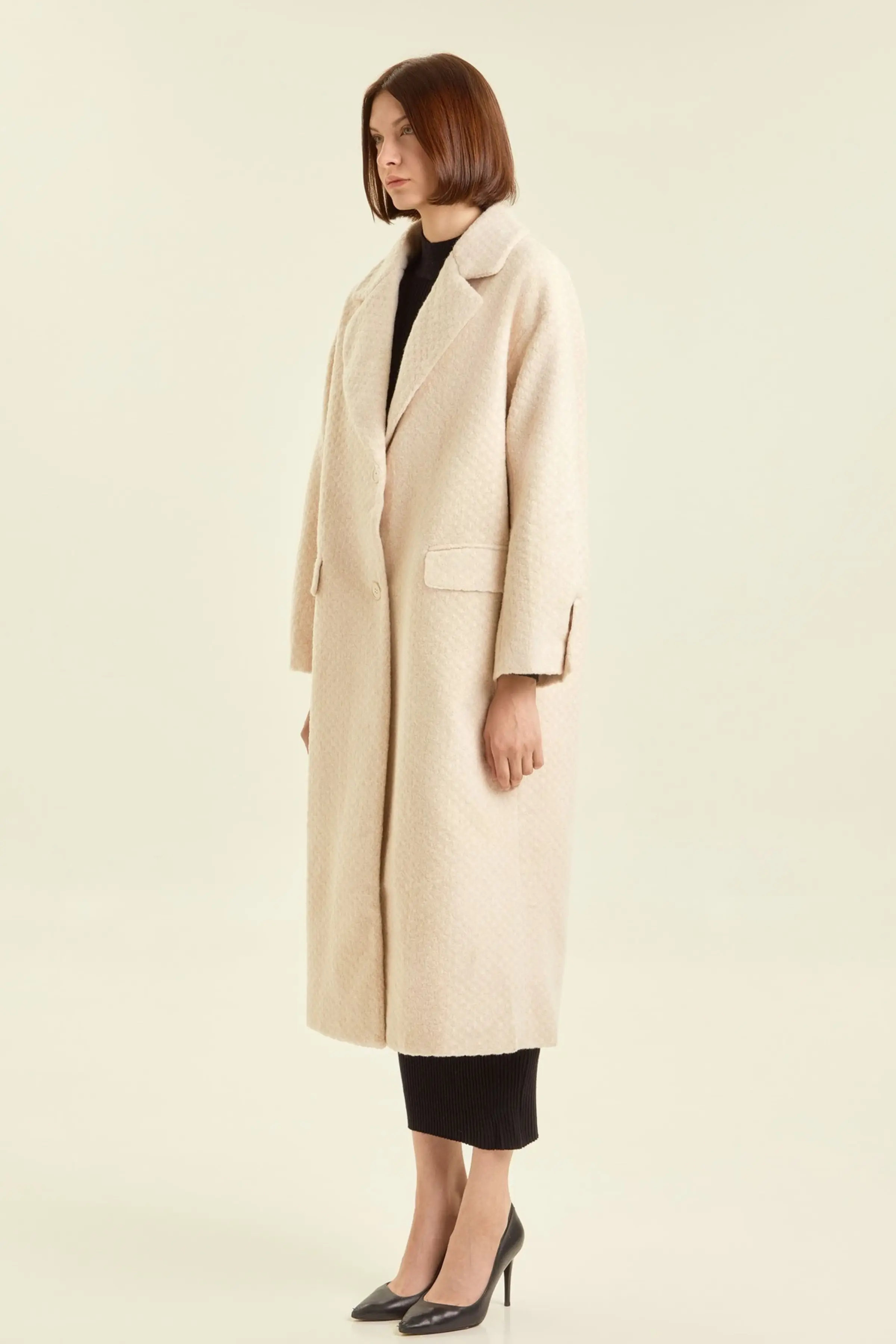 Пальто айвори для женщин 47109-234 53