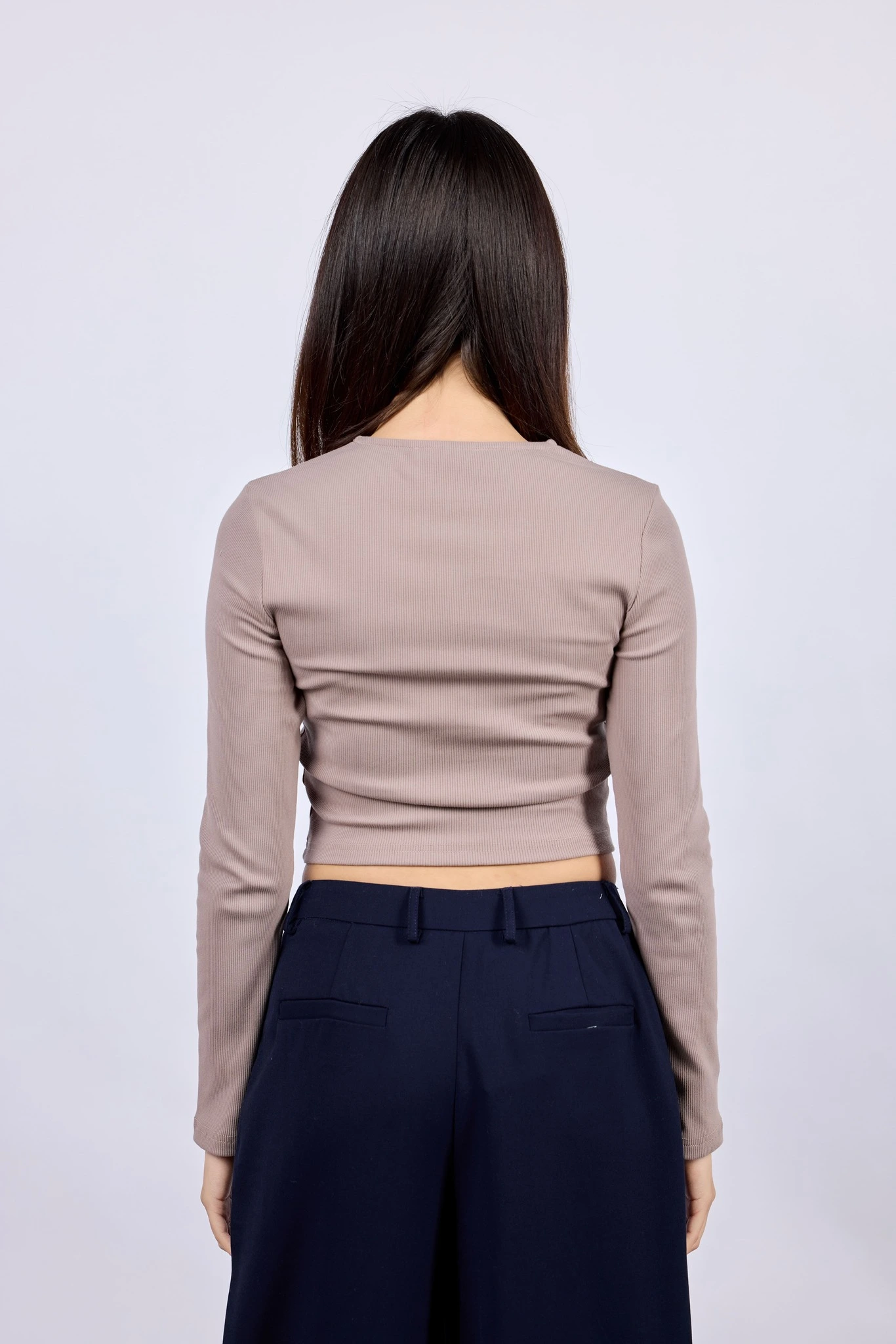 Лонгслив хаки для женщин 43164-14 59