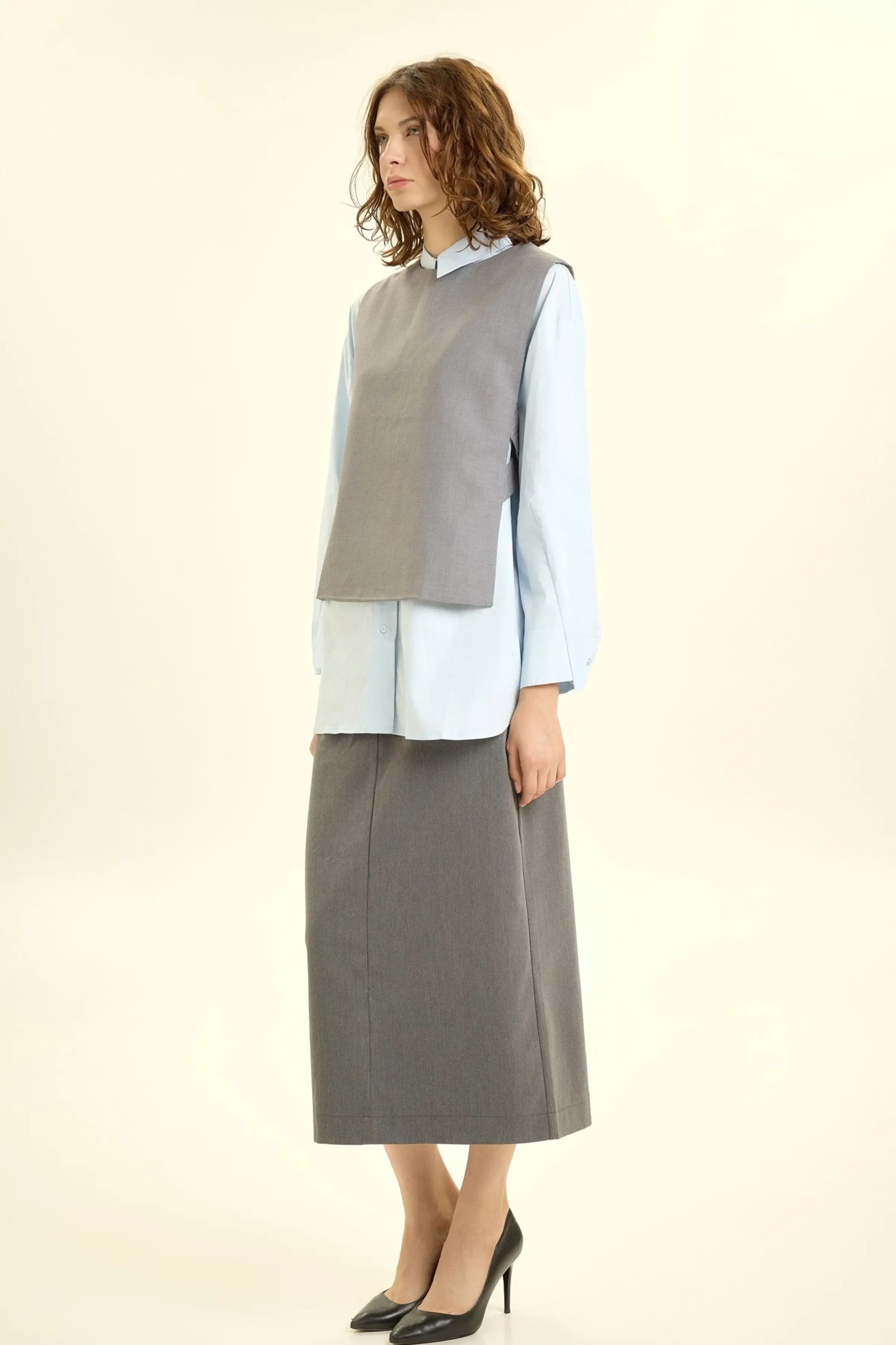 Жилетка серый для женщин 46144-61 68