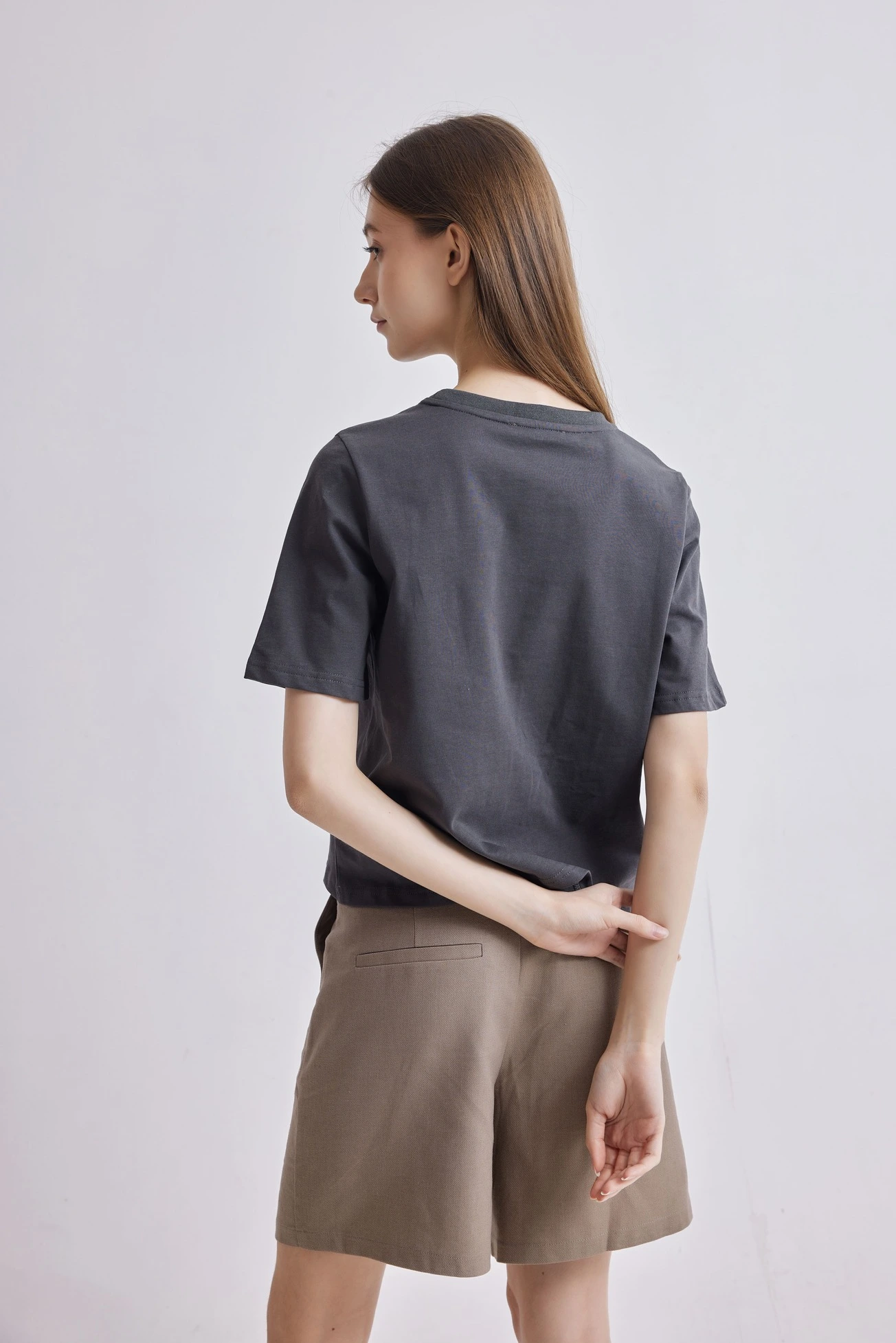 Футболка серый для женщин 41286-61 67