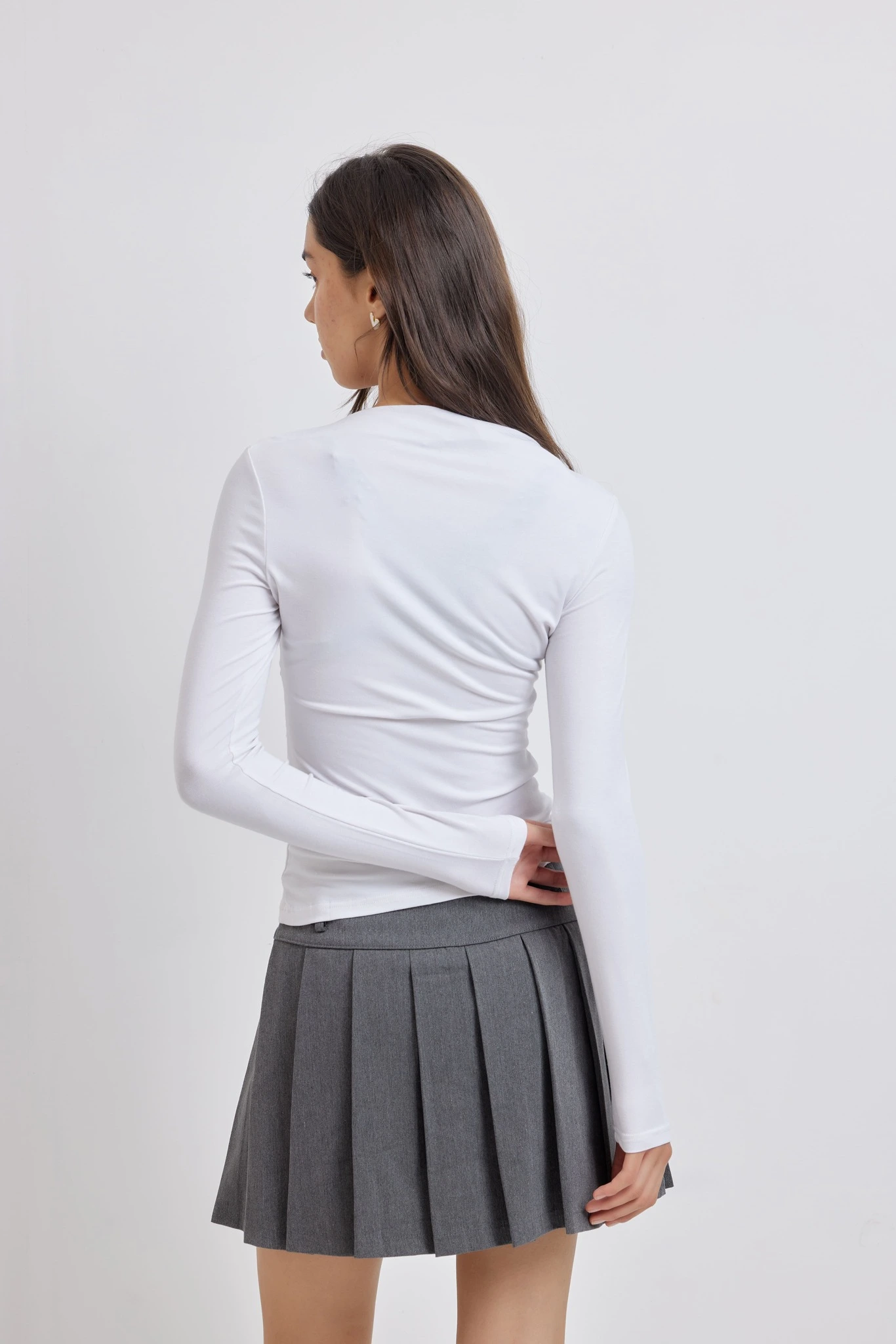 Лонгслив белый для женщин 42407U-4 59