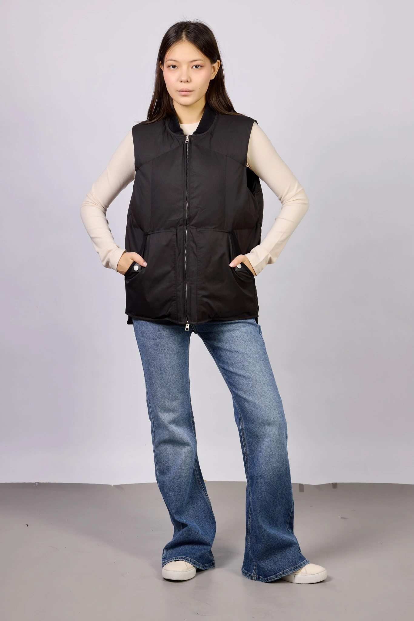 Жилетка черный для женщин 42290-1 58