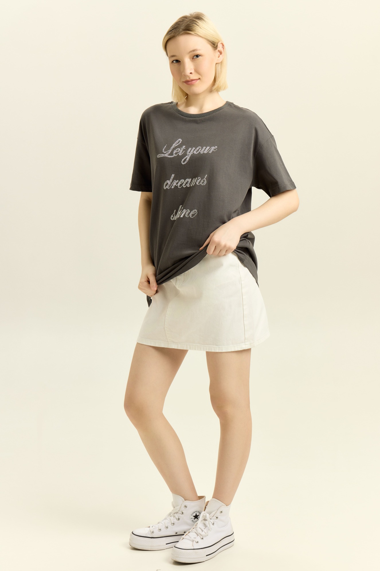 Футболка серый для женщин 41200-61 67