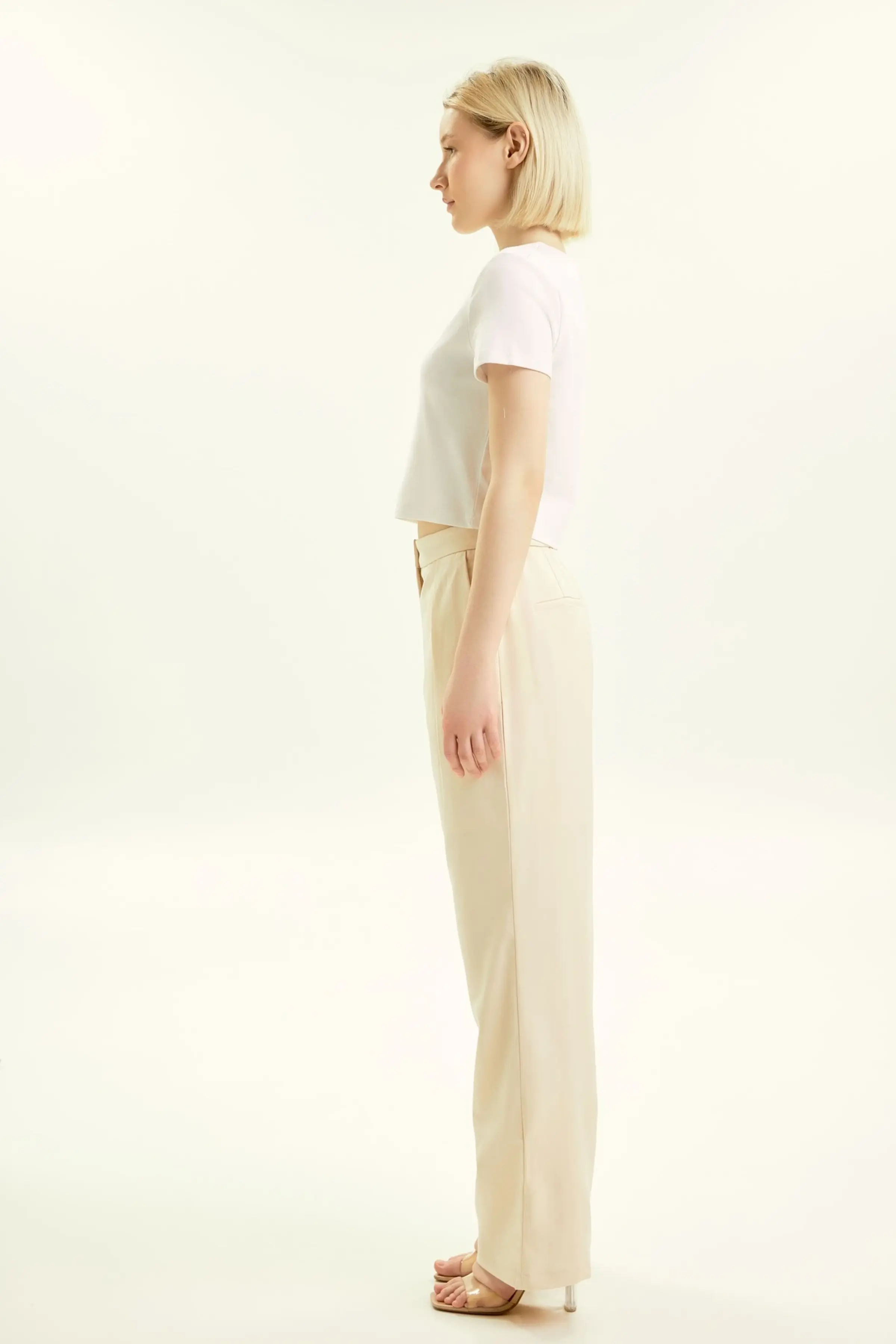 Брюки бежевый для женщин 45104-15 71