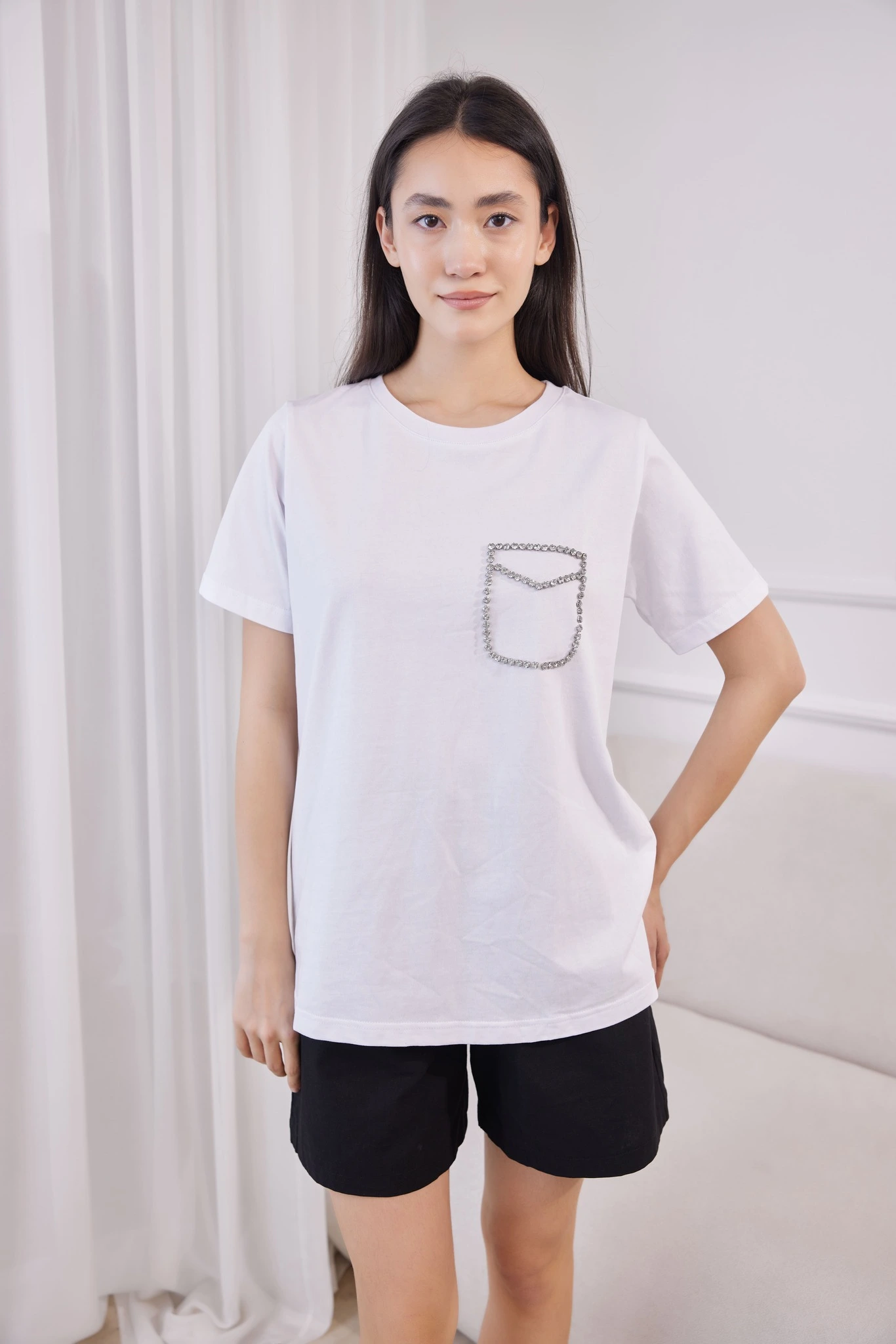 Футболка белый для женщин 41274-4 67