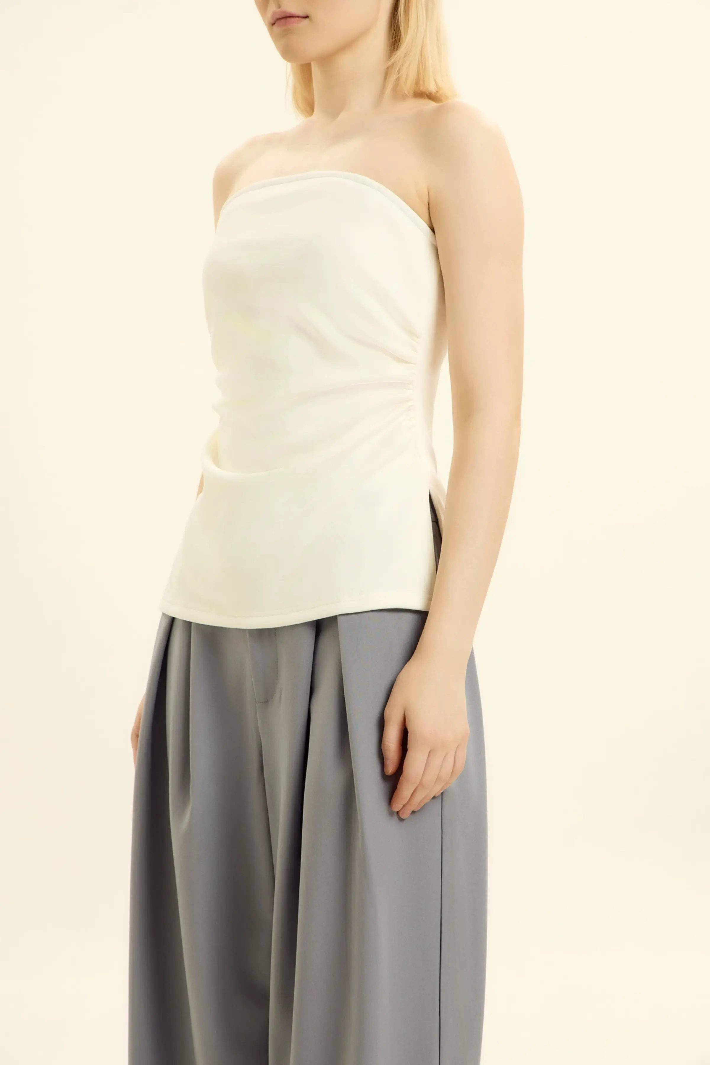 Топ белый для женщин 46202-4 46