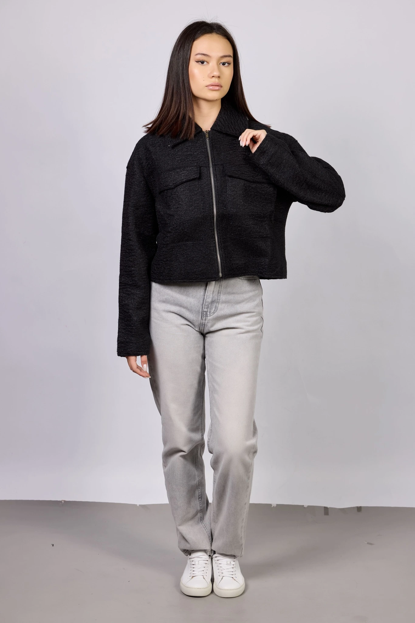 Куртка черный для женщин 42285-1 47