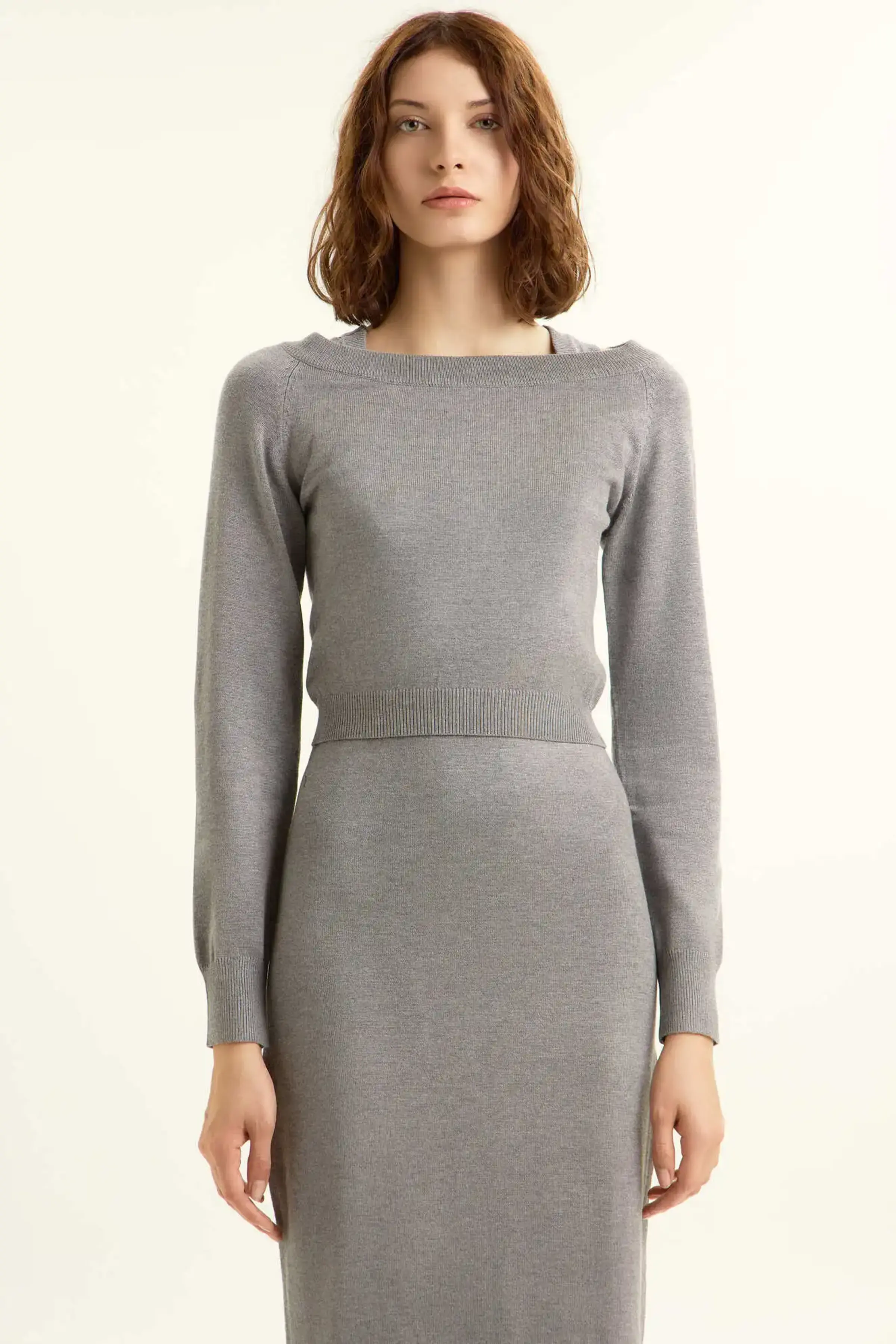 Платье серый для женщин 43211-61 54