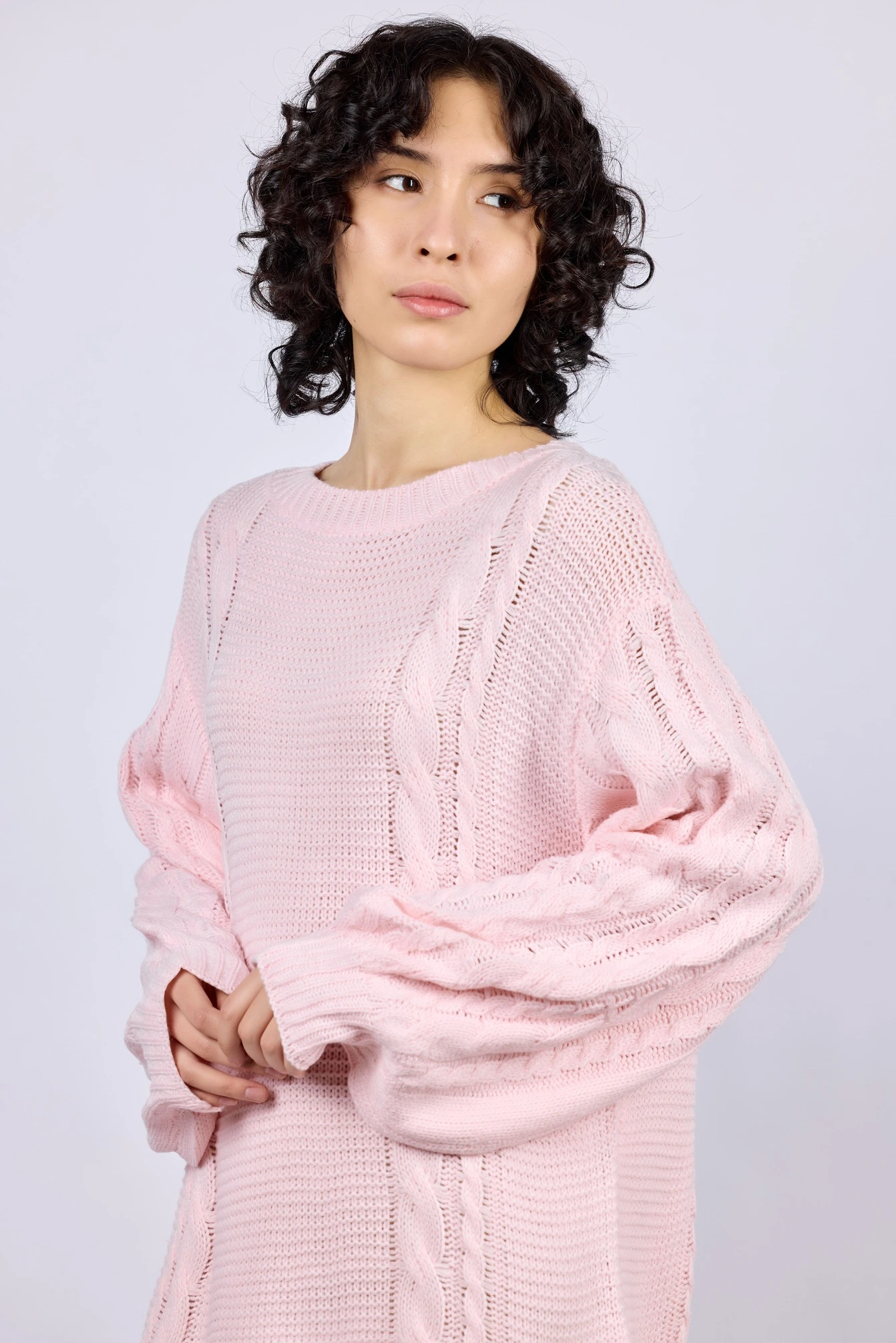 Свитер розовый для женщин 43123-17 65