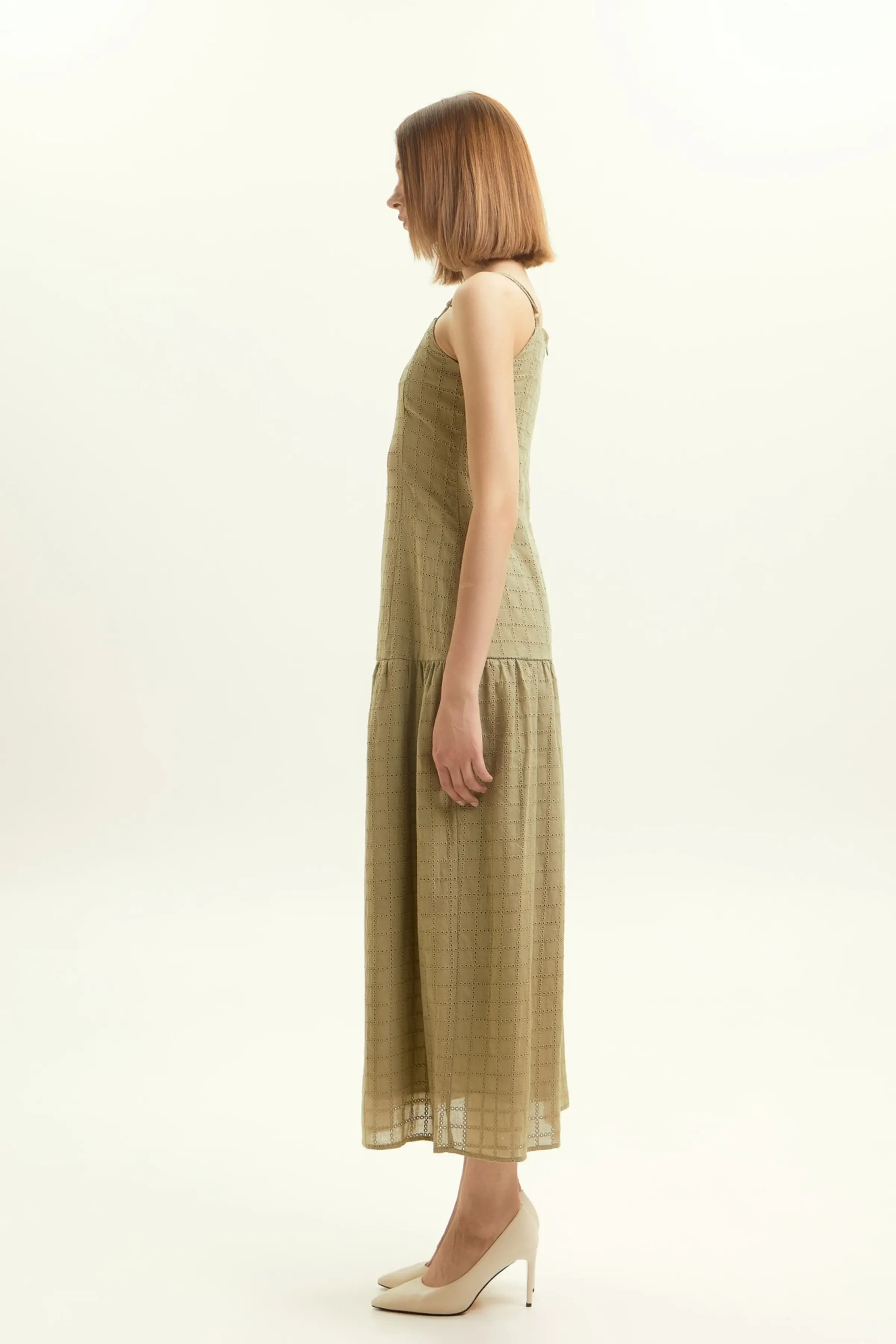 Сарафан хаки для женщин 45143-14 48