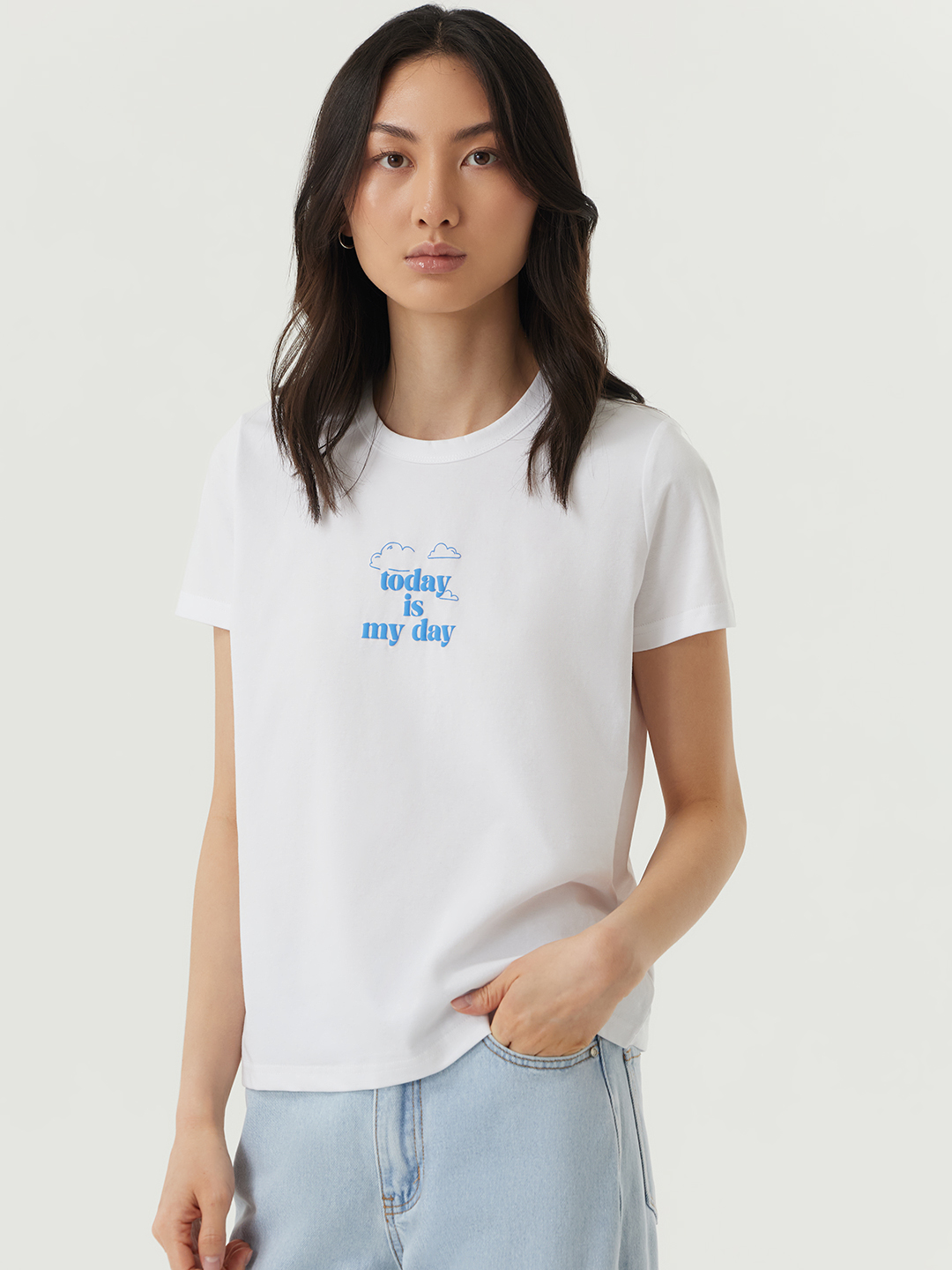 Футболка белый для женщин 48245-4 67