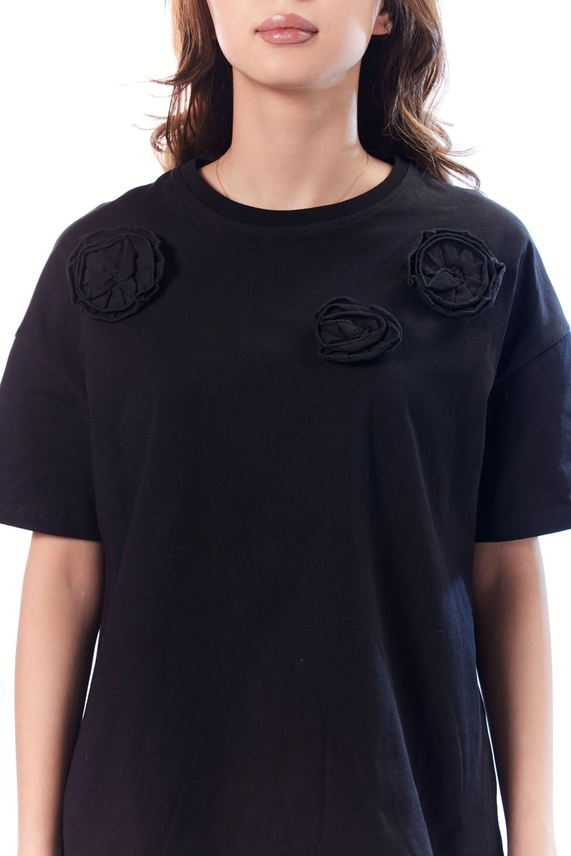 Футболка черный для женщин 44177-1 67