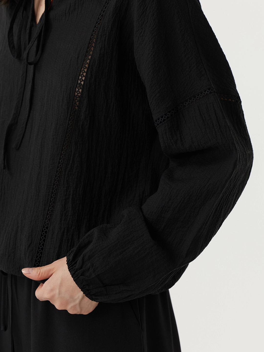 Блузка черный для женщин 48206-1 28