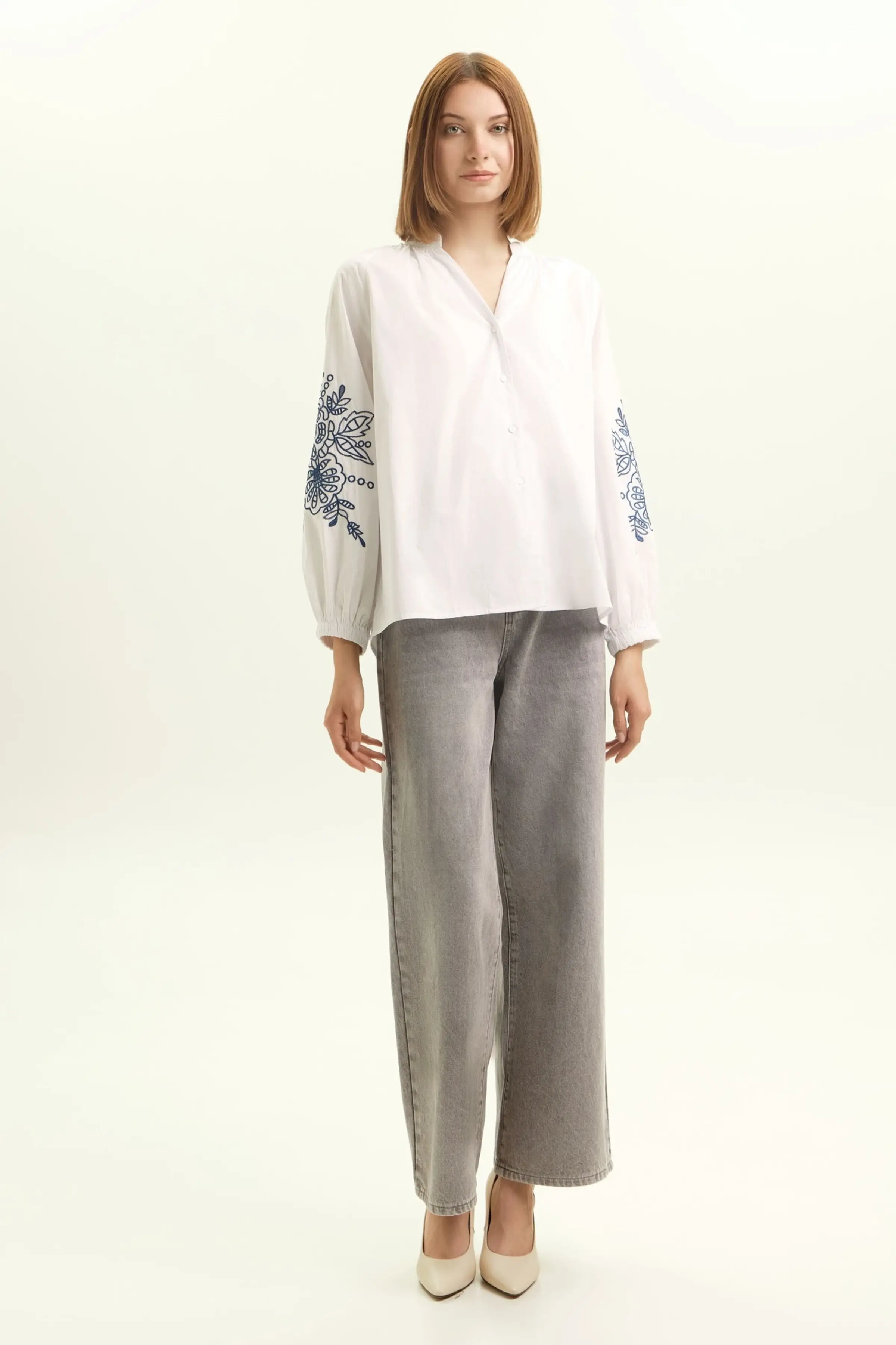 Блузка белый для женщин 45166-4 28