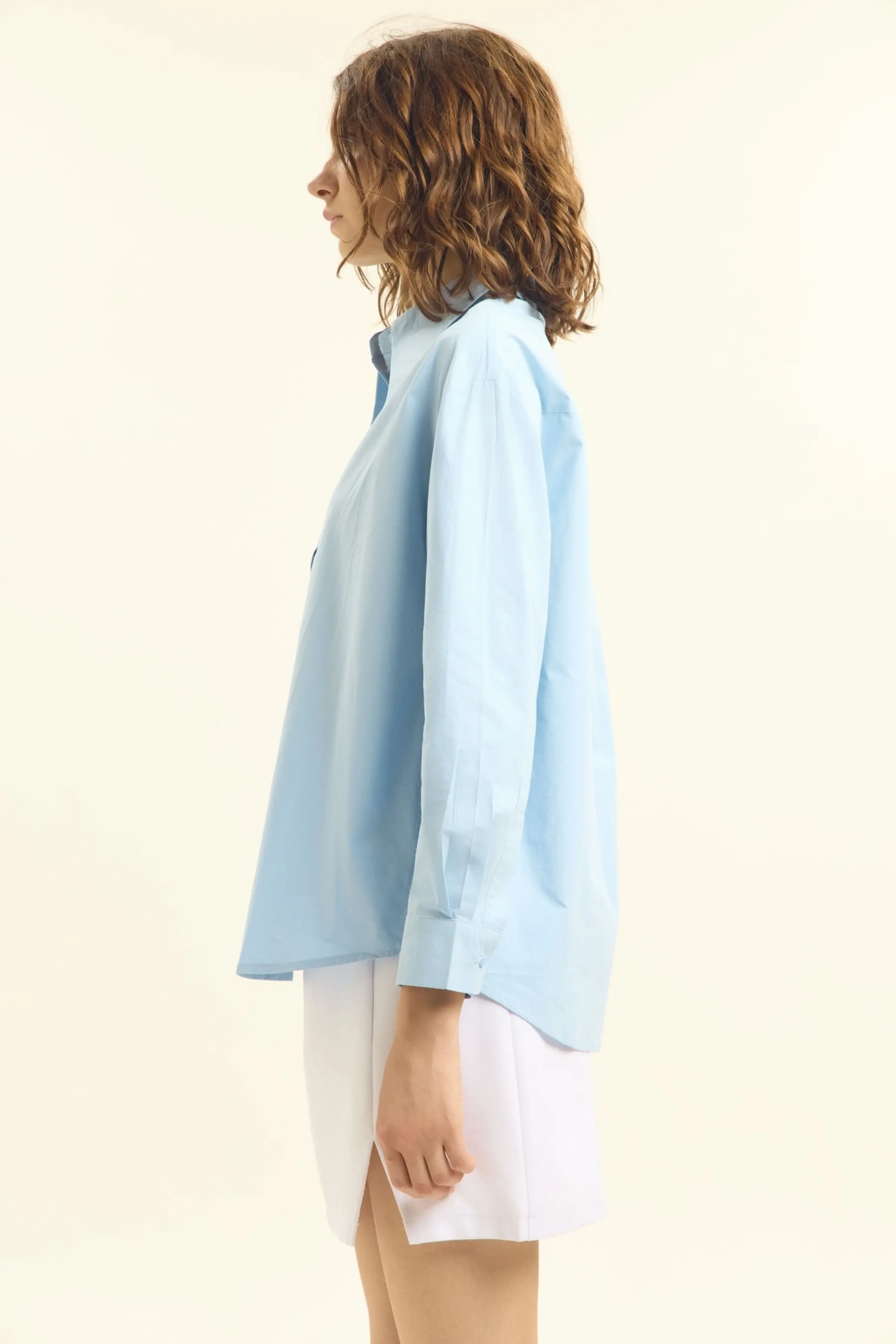 Рубашка голубой для женщин 45316-10 66