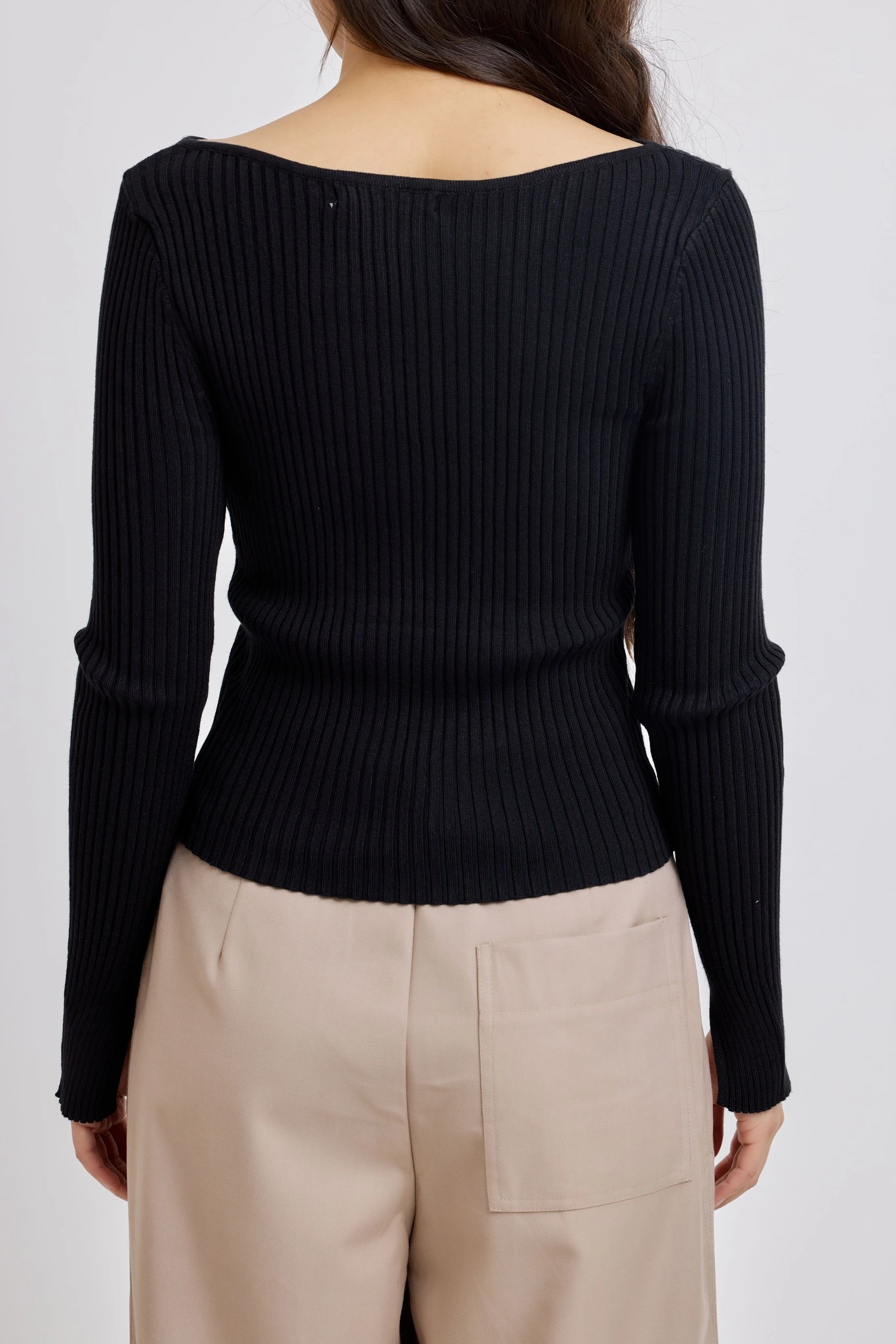 Джемпер черный для женщин 42405U-1 60