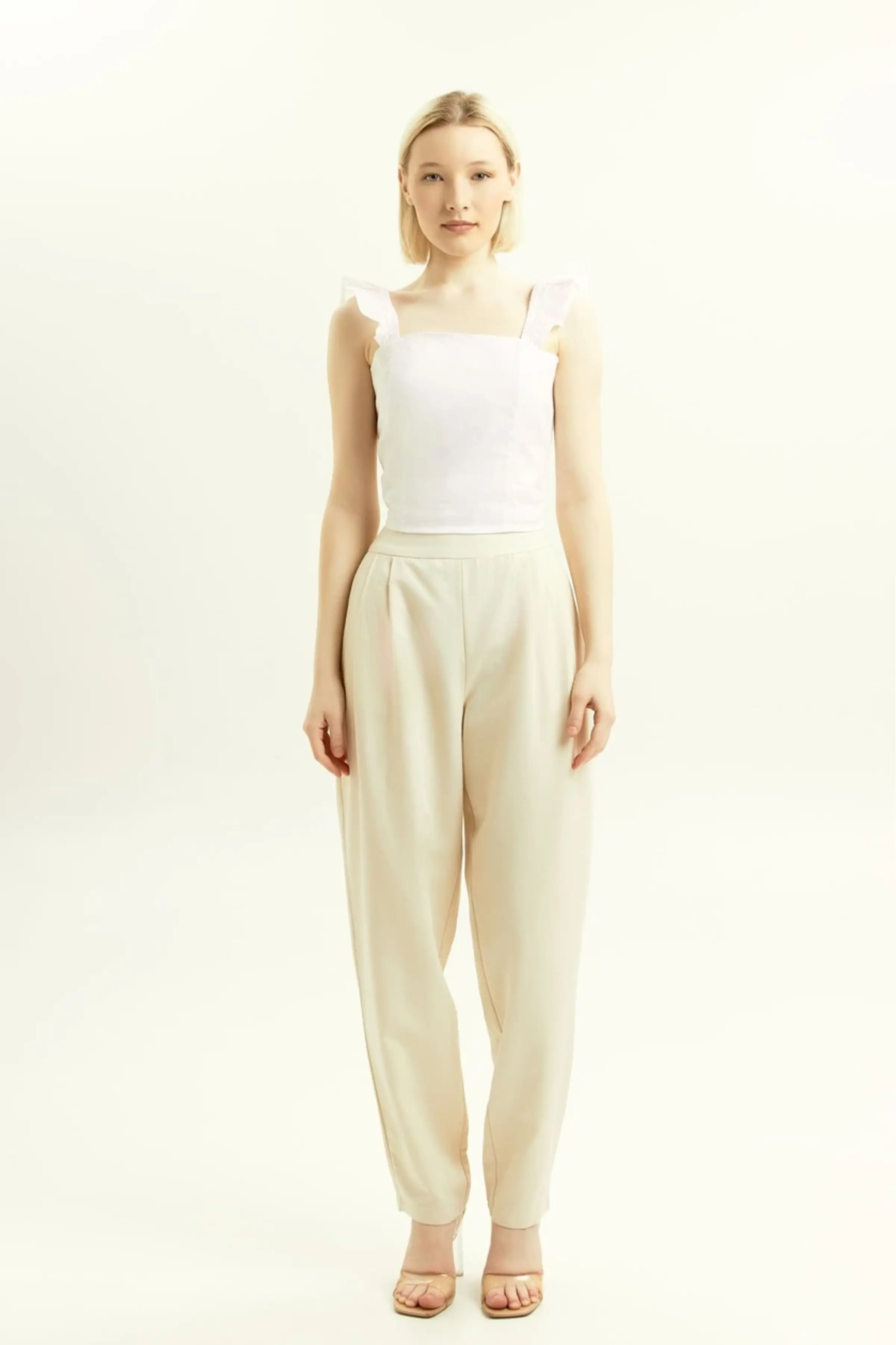 Топ белый для женщин 45185-4 46