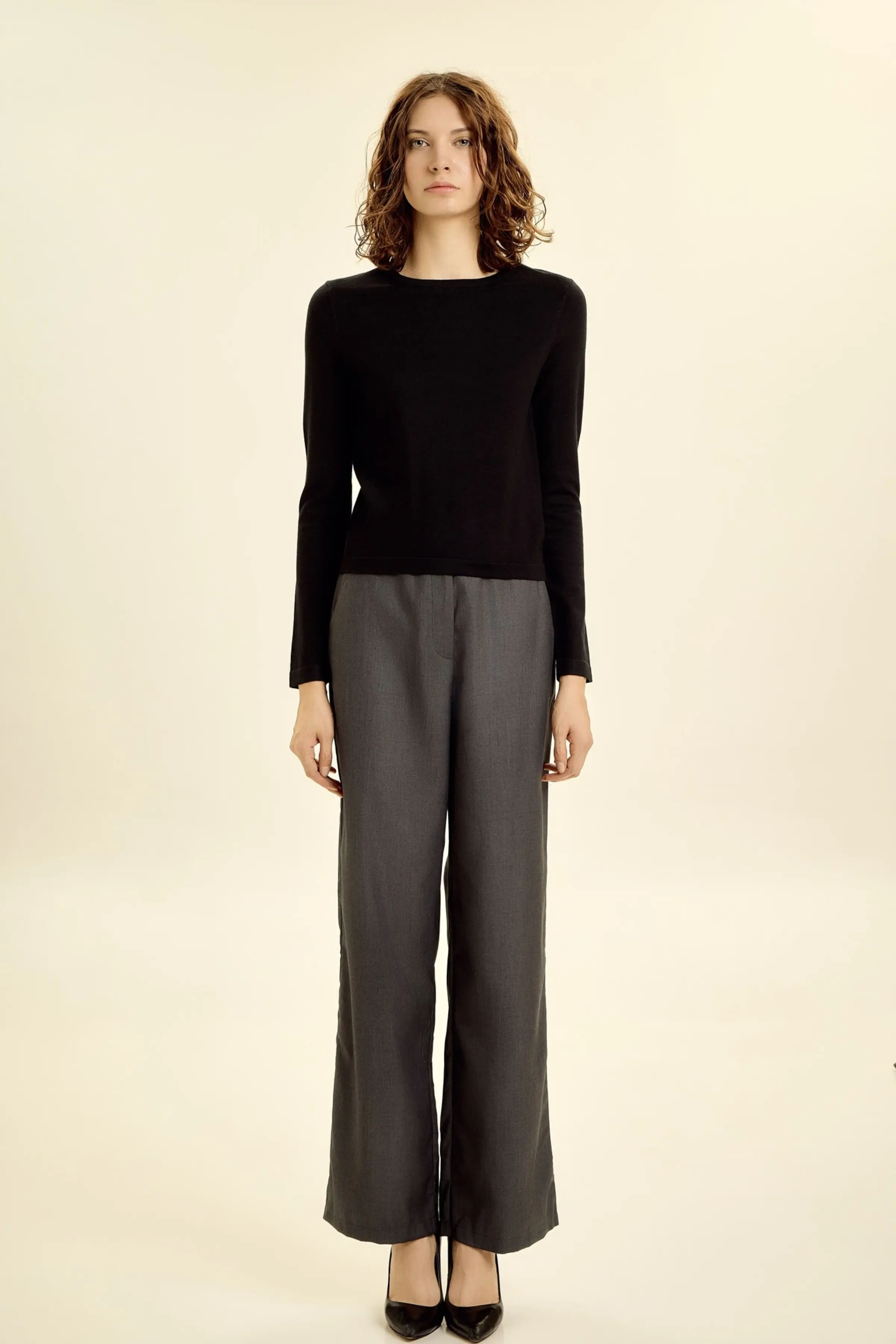 Брюки темно-серый для женщин 46186-12 71