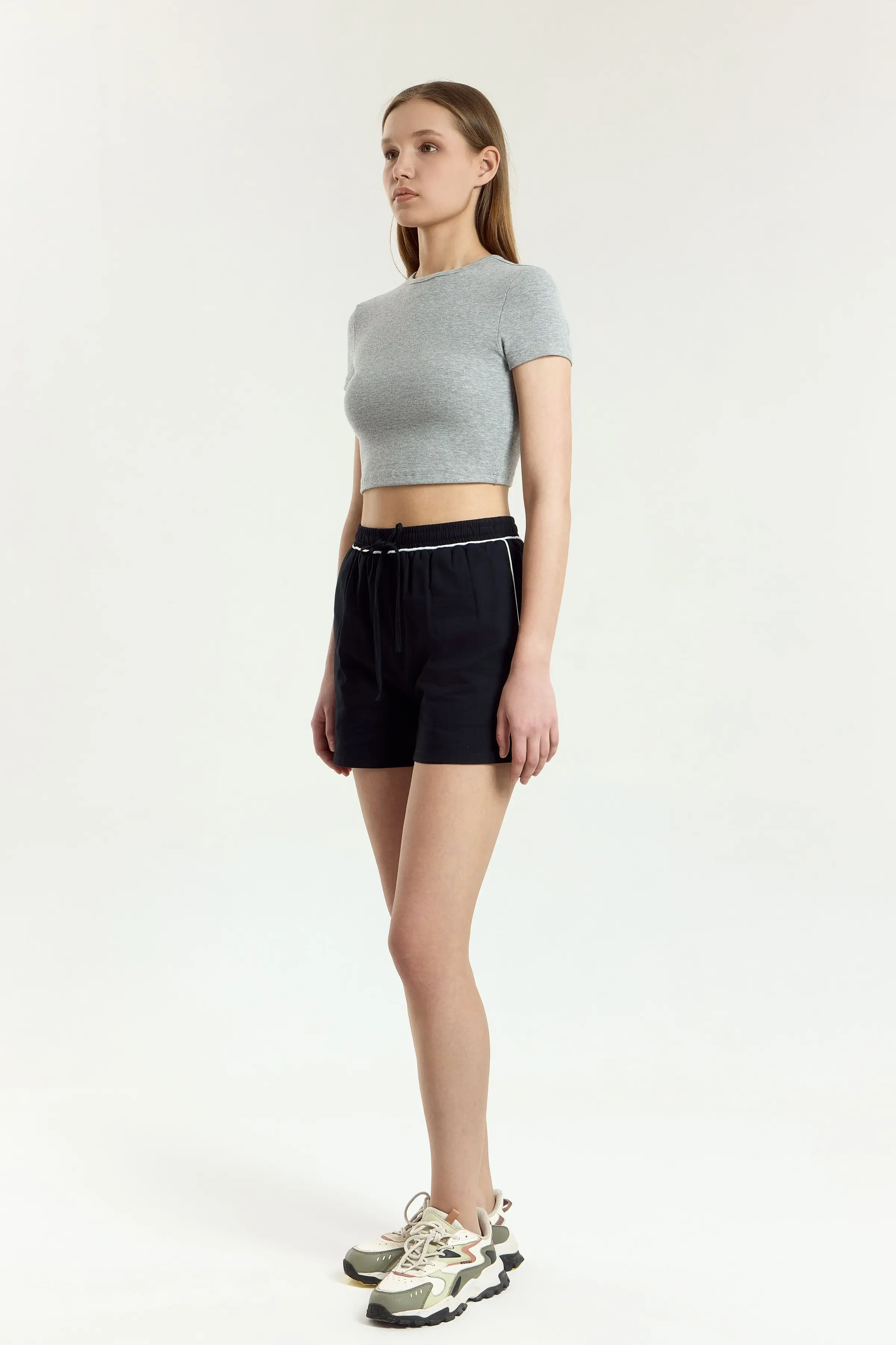 Футболка серый для женщин 45333D-61 67