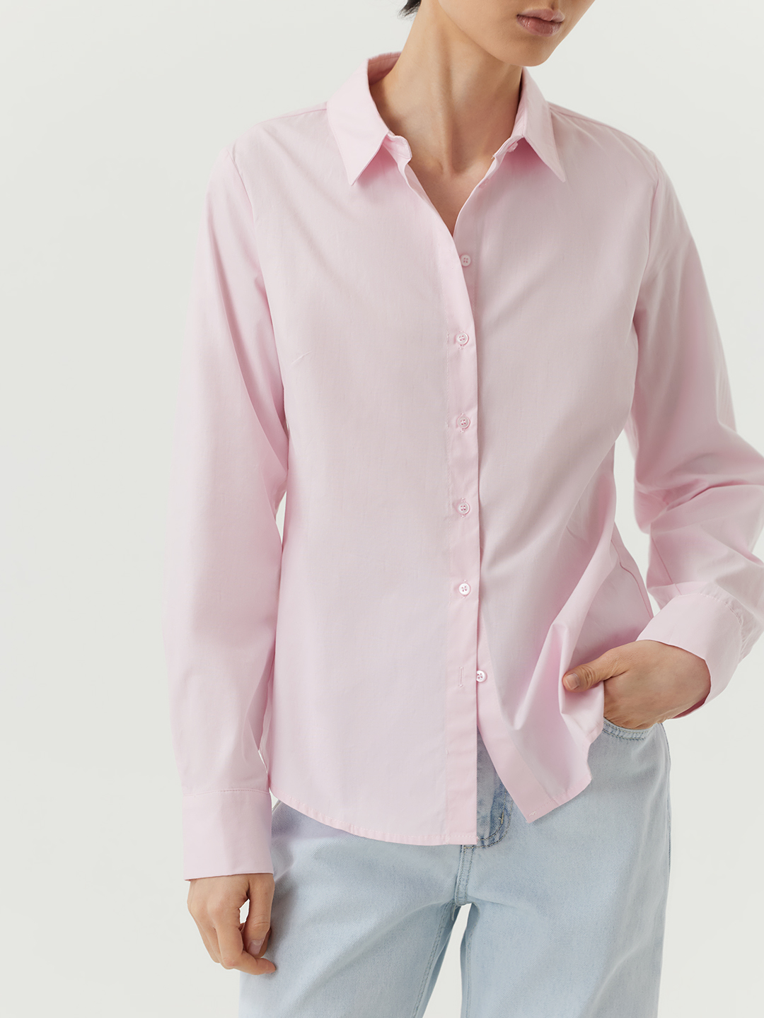 Рубашка розовый для женщин 48257-17 66