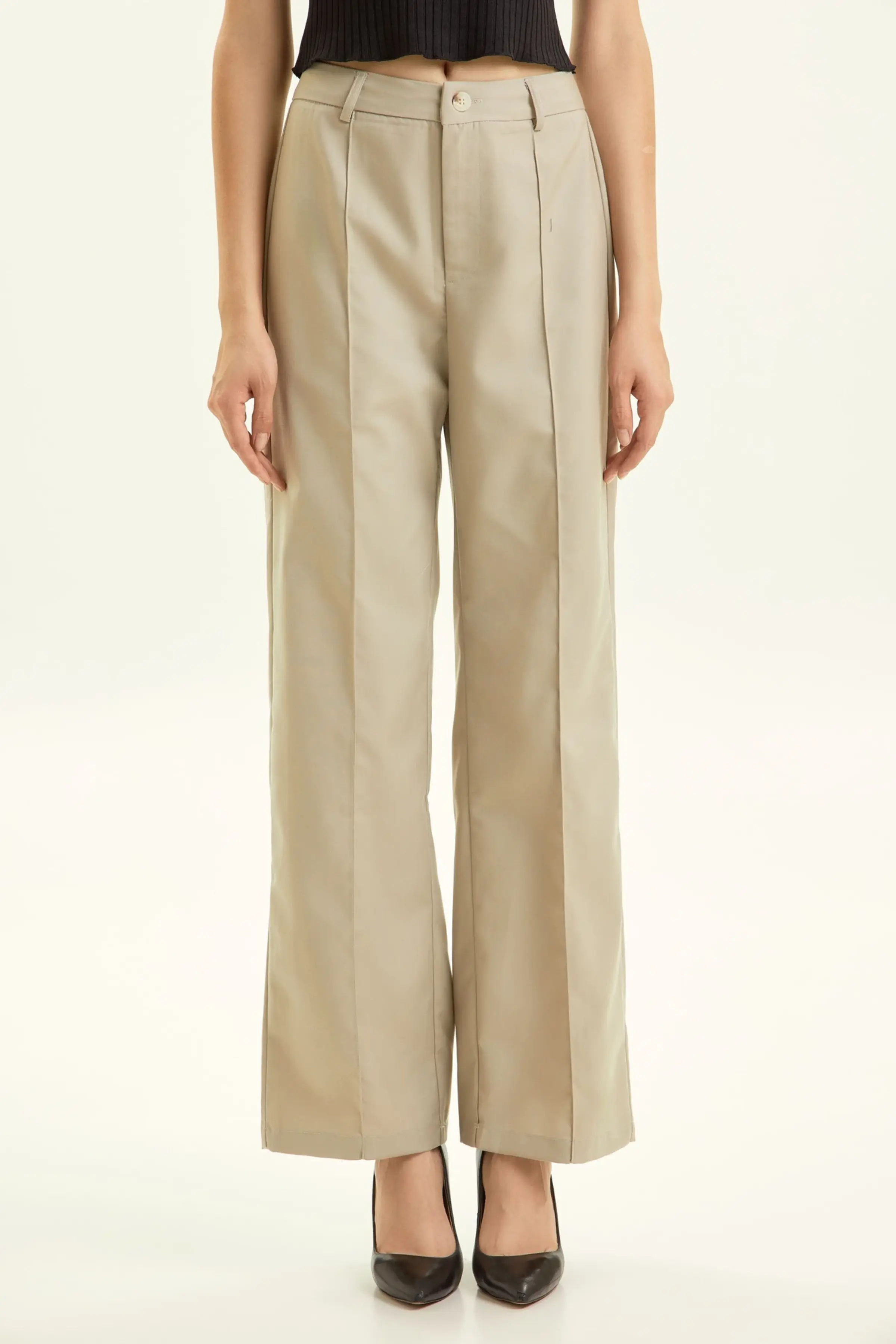 Брюки бежевый для женщин 44295-15 71