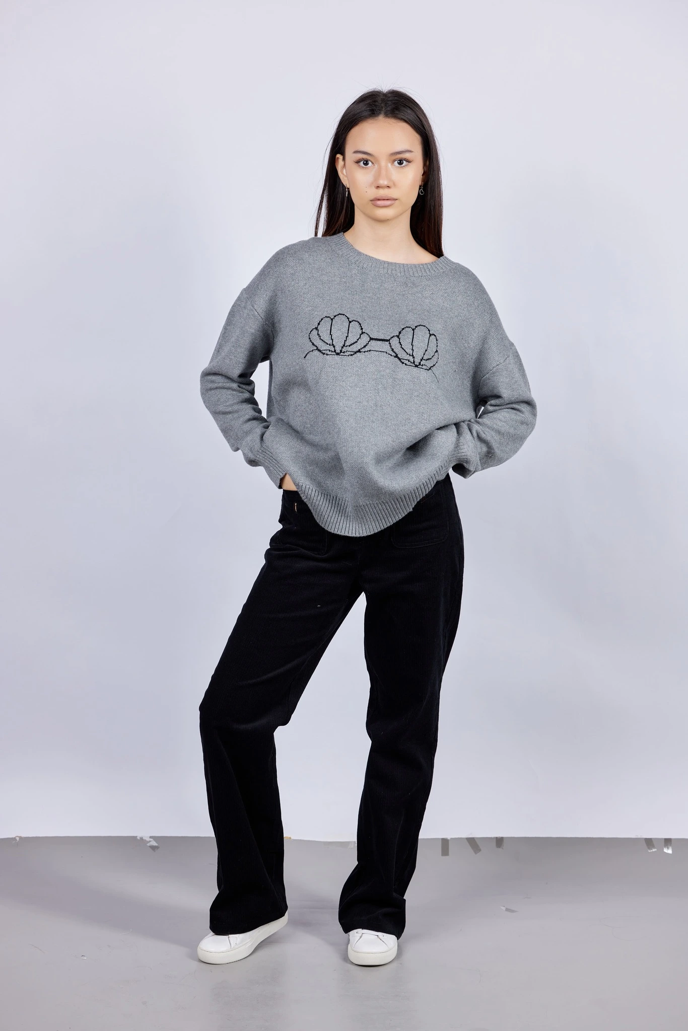 Брюки черный для женщин 43166-1 71