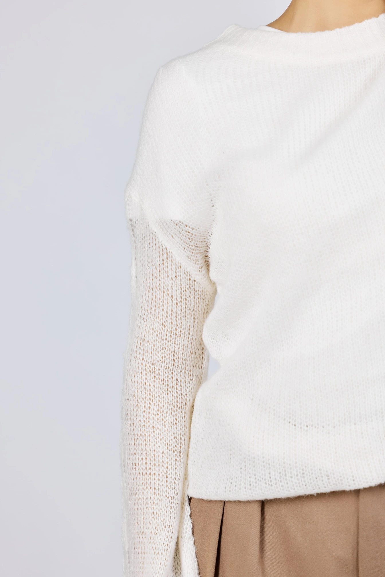 Джемпер белый для женщин 43102-4 60