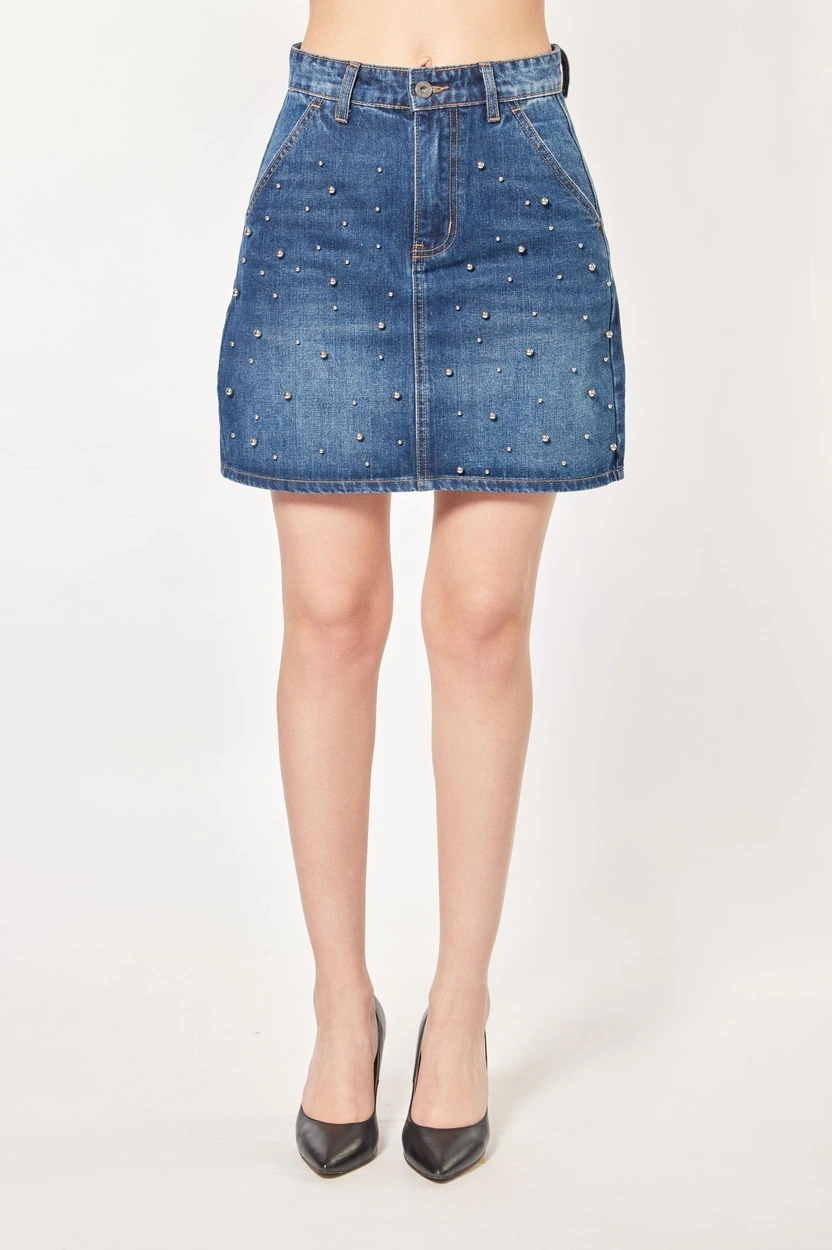 Юбка темно-синий для женщин 44238-18 52