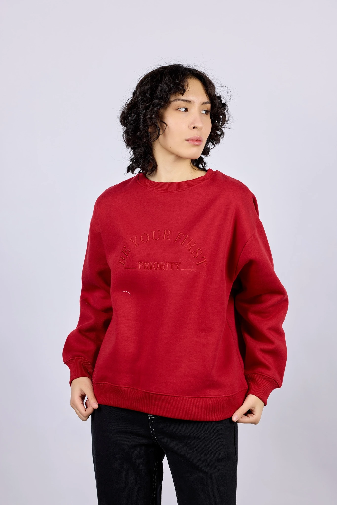 Толстовка красный для женщин 43247-7 55