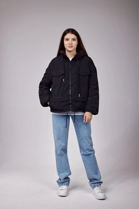 Демисезонная куртка черный для женщин 352/490/34150-1 69