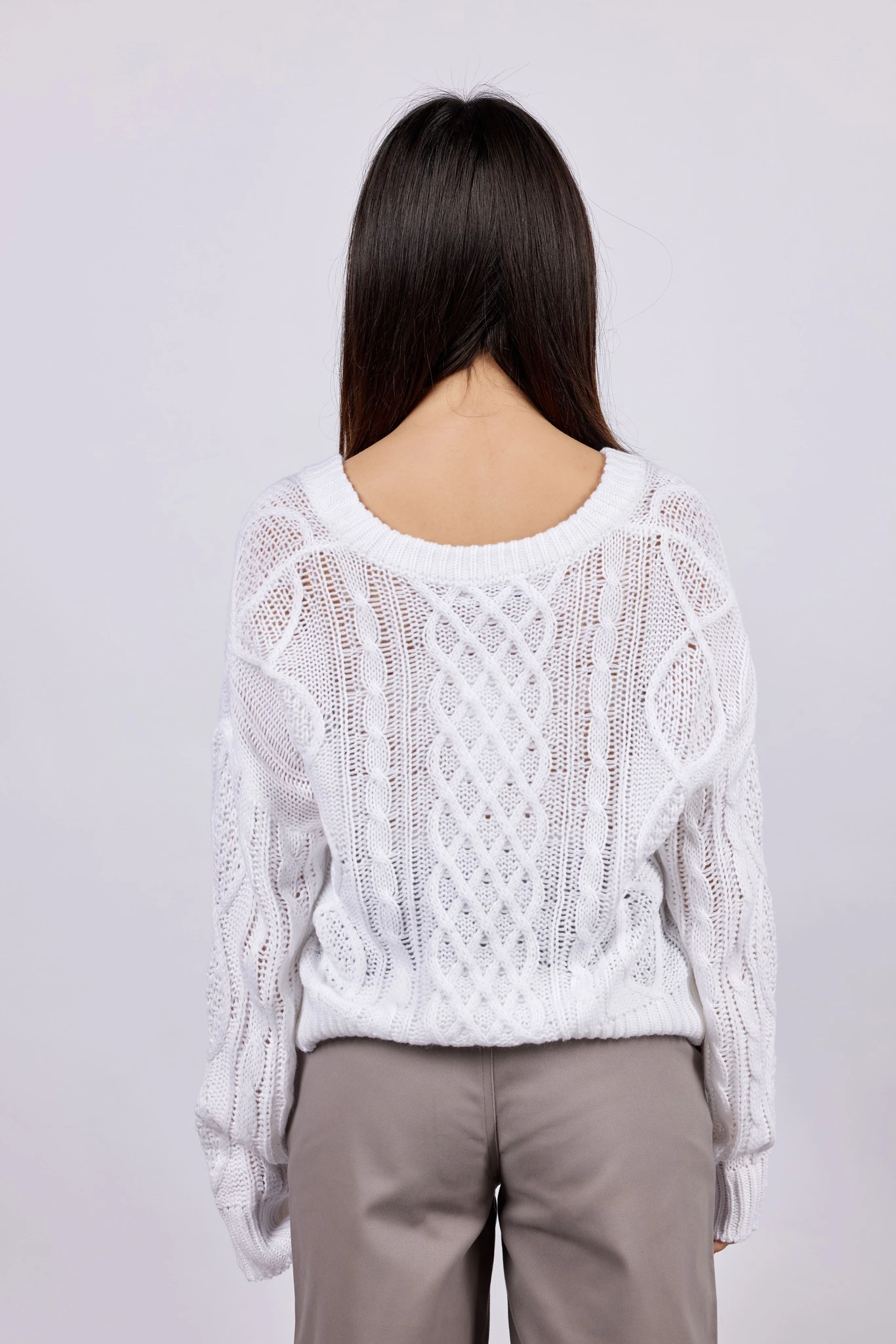 Свитер белый для женщин 43119-4 65