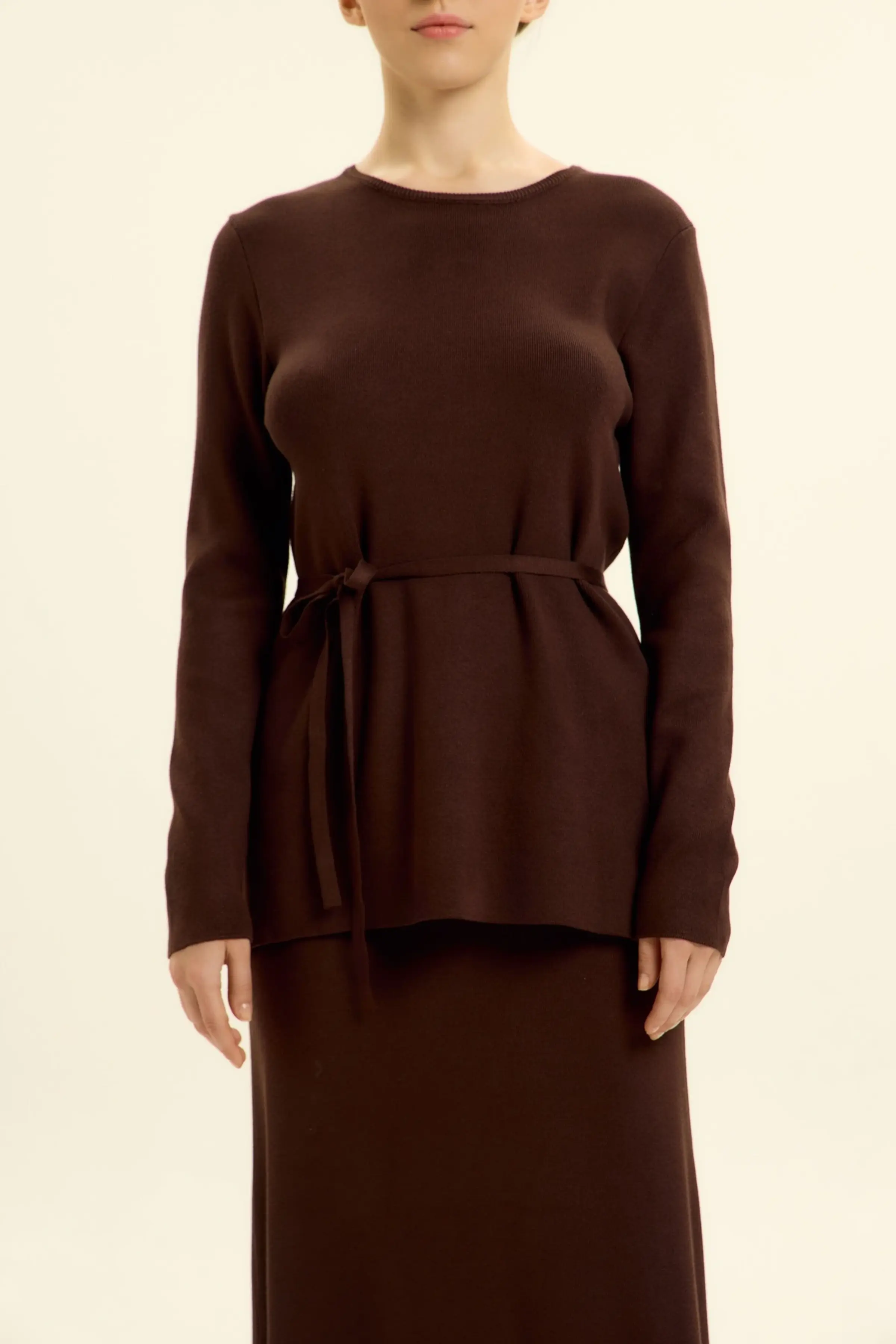 Джемпер коричневый для женщин 46208-13 60