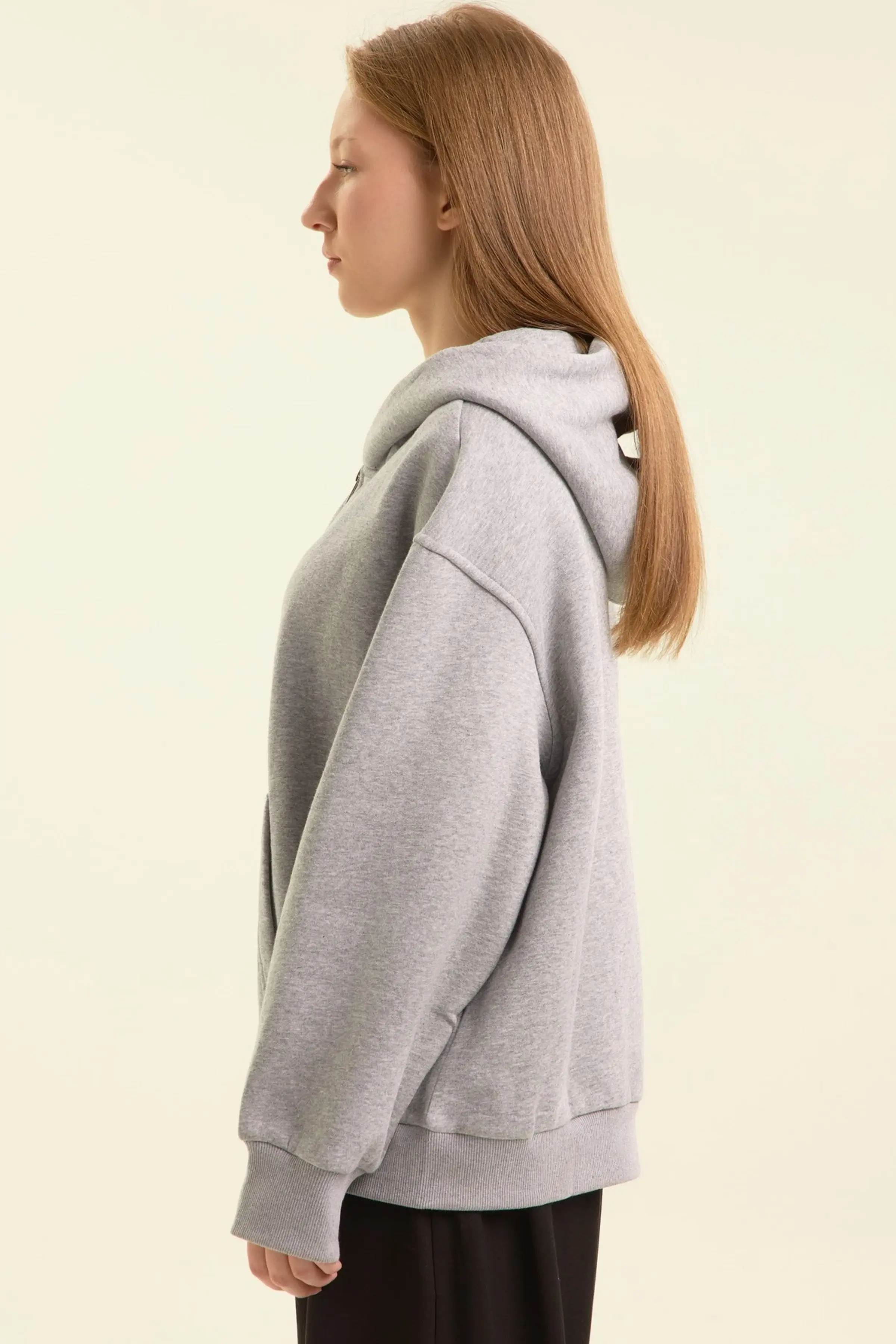 Худи серый для женщин 47244-61 62