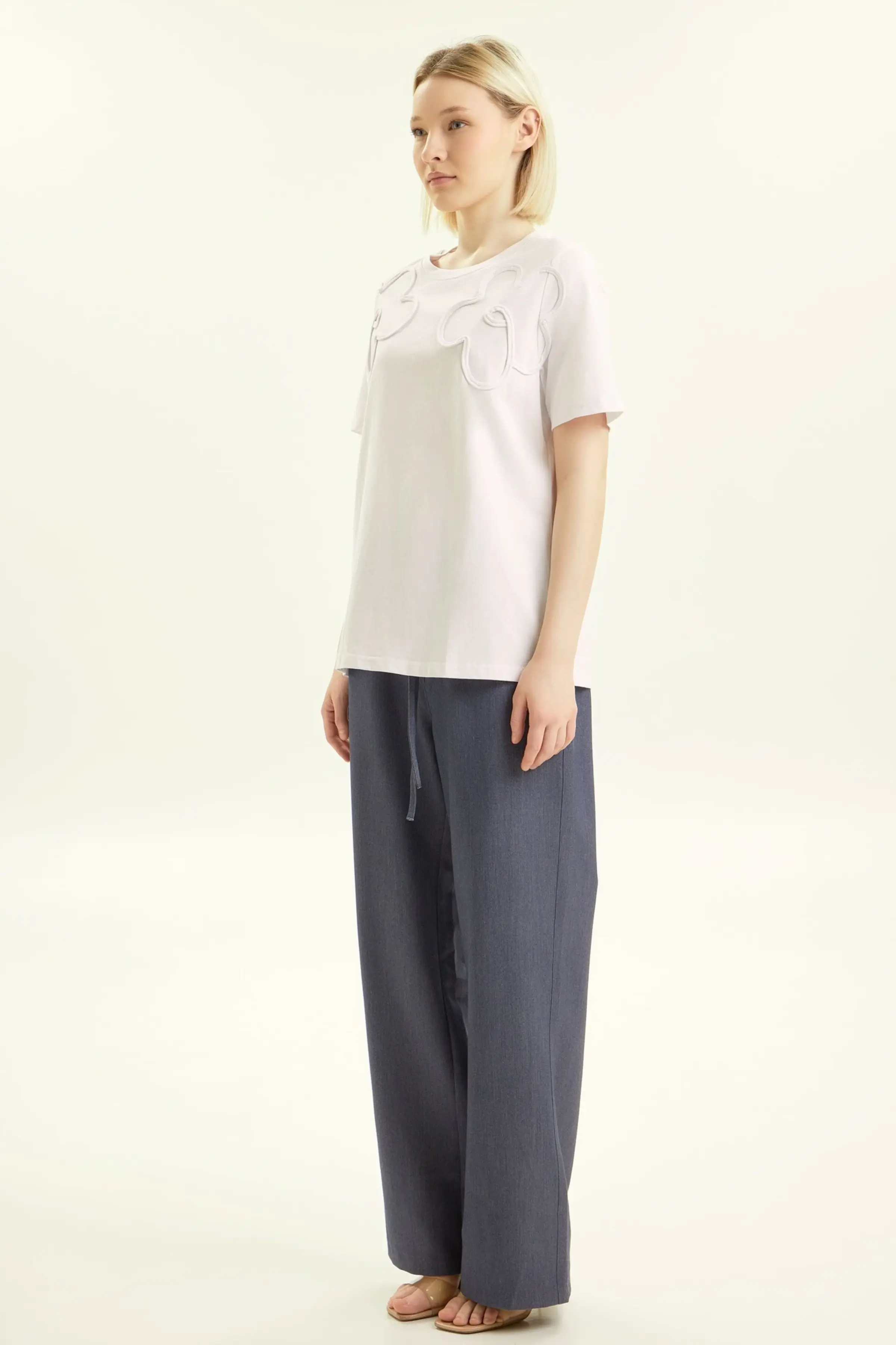 Футболка белый для женщин 44198-4 67